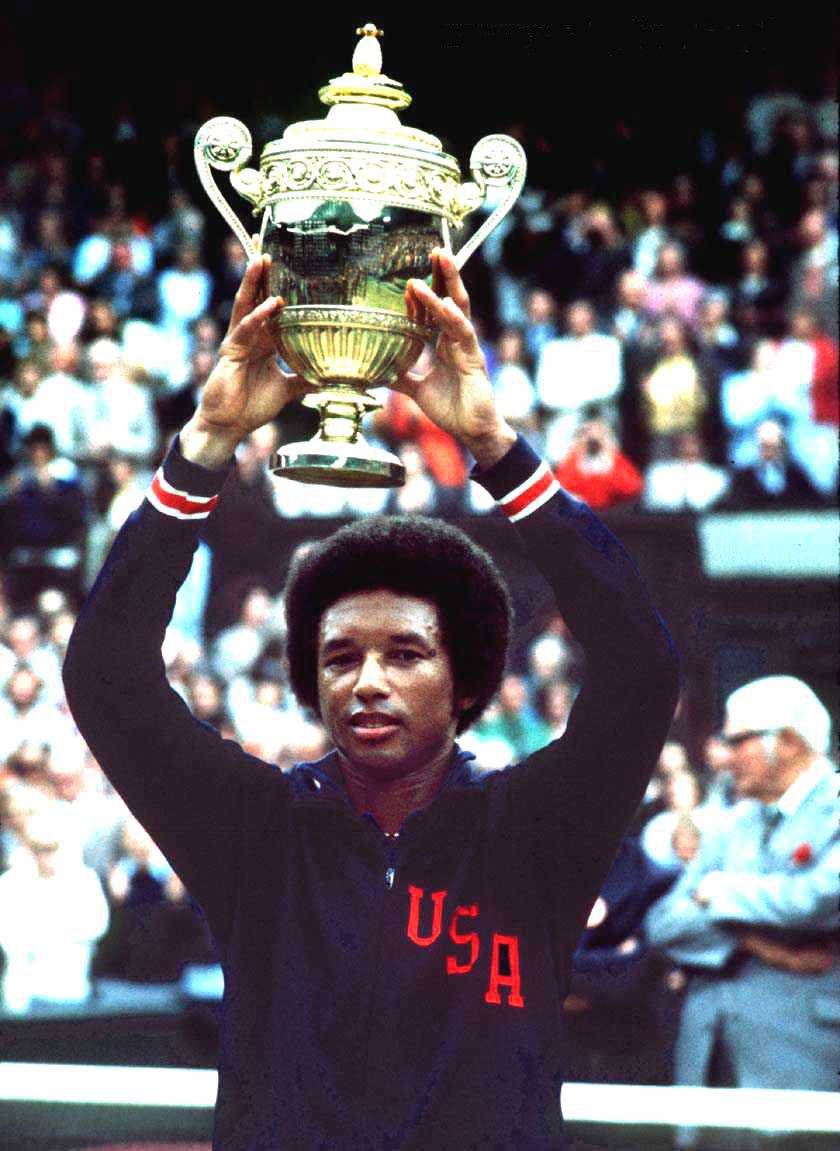 840x1151 Download Arthur Ashe Tennis Champion Wallpaper