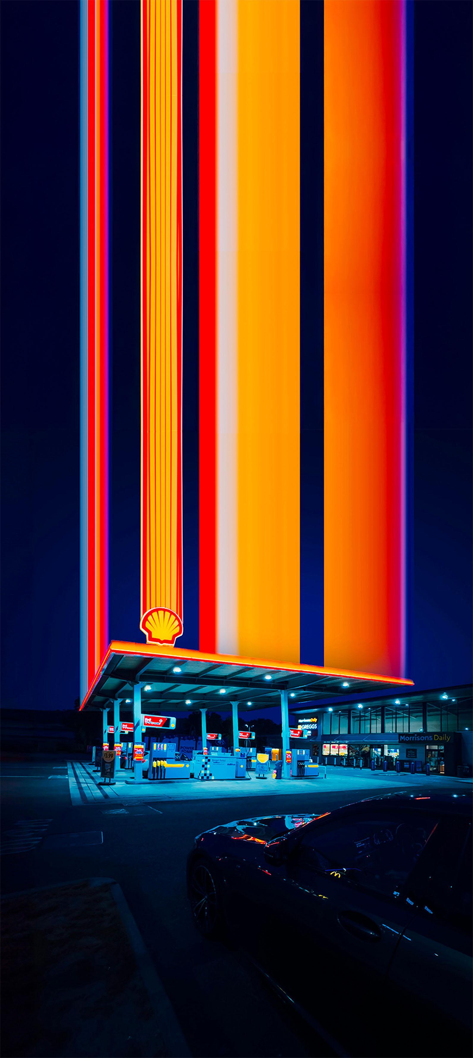 1591x3556 Shell Gas Station Unique Creative Artwork Vibes Aesthetic