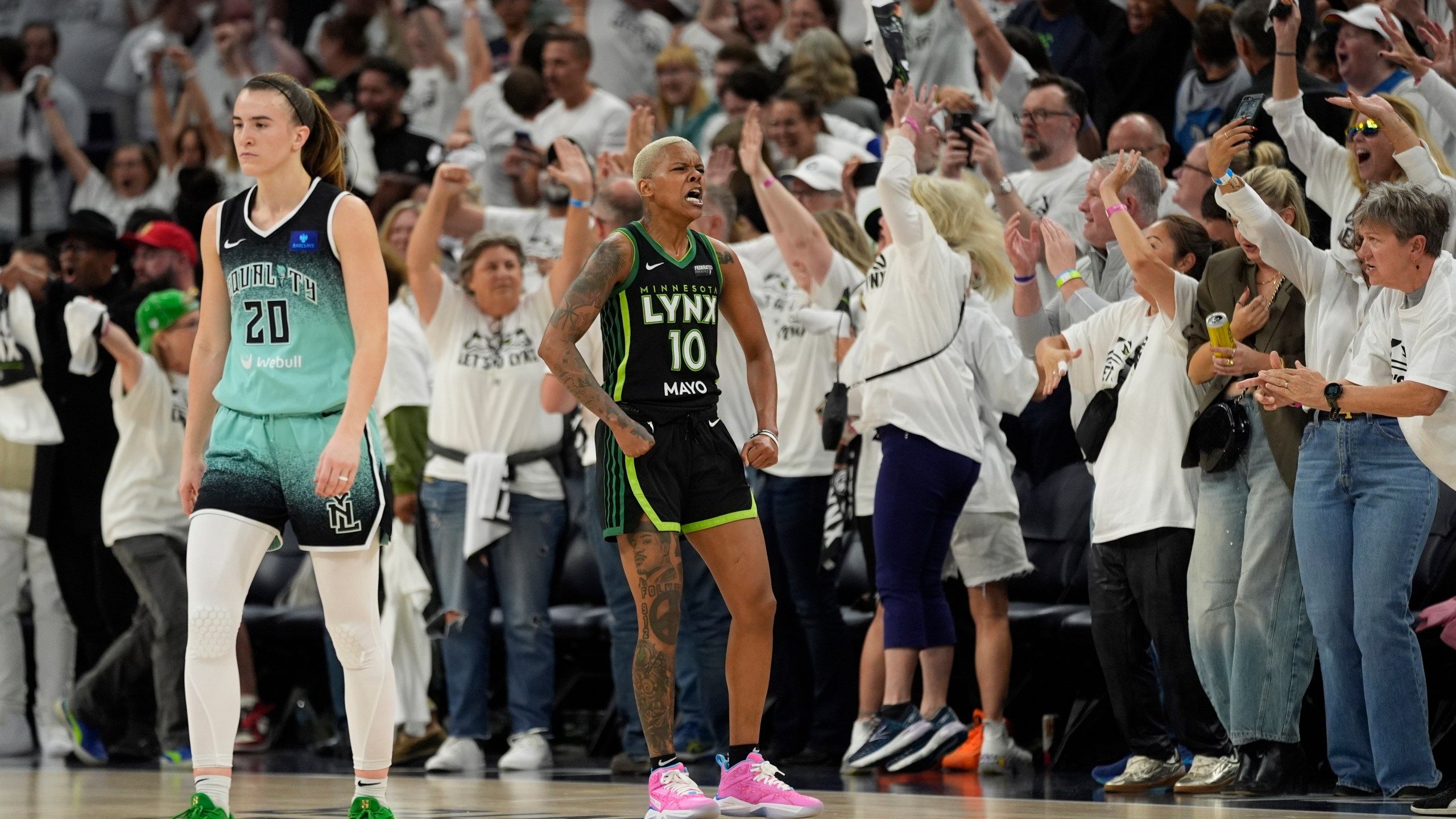 2560x1440 WNBA Finals reach decisive Game 5 for first time since 2019 as Liberty and Lynx head to New York