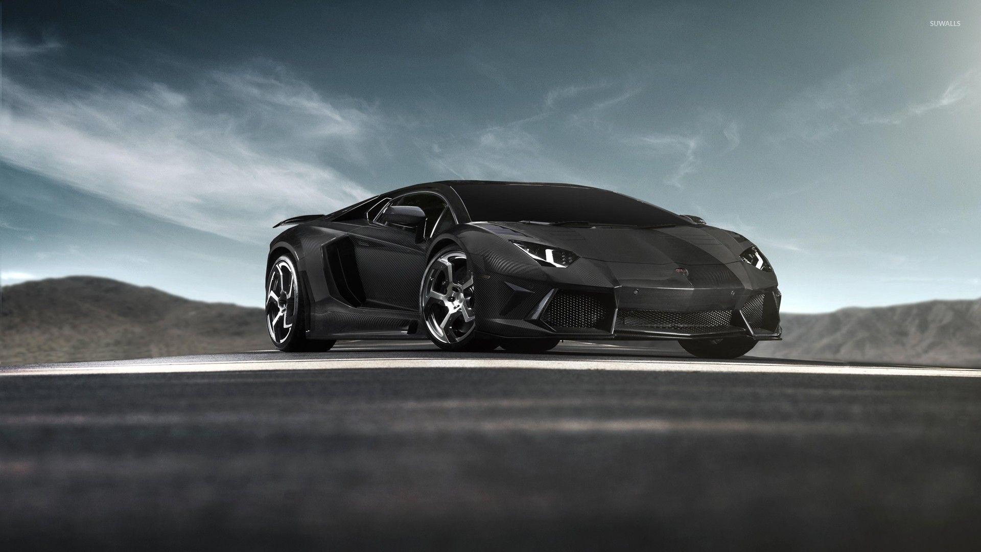1920x1080 Black Lamborghini Wallpaper