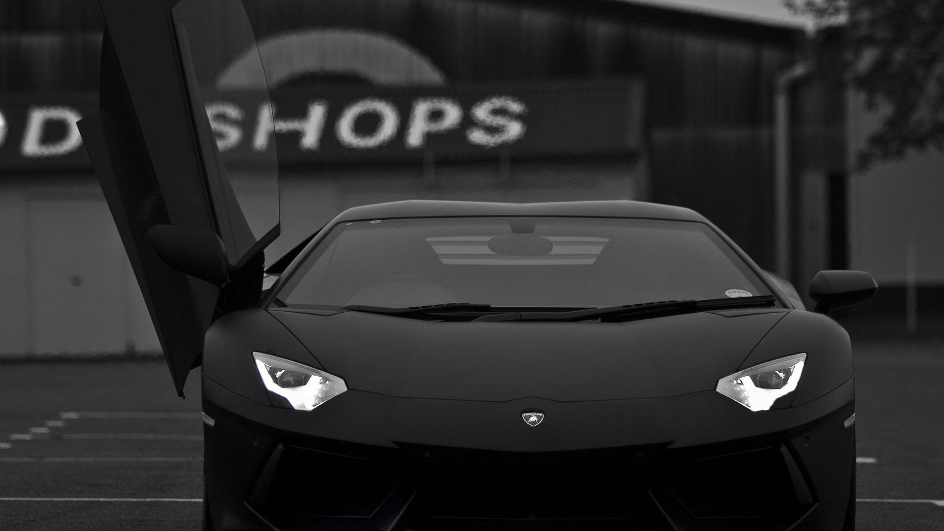 1920x1080 lamborghini aventador 1366x768 HD wallpaper black and white