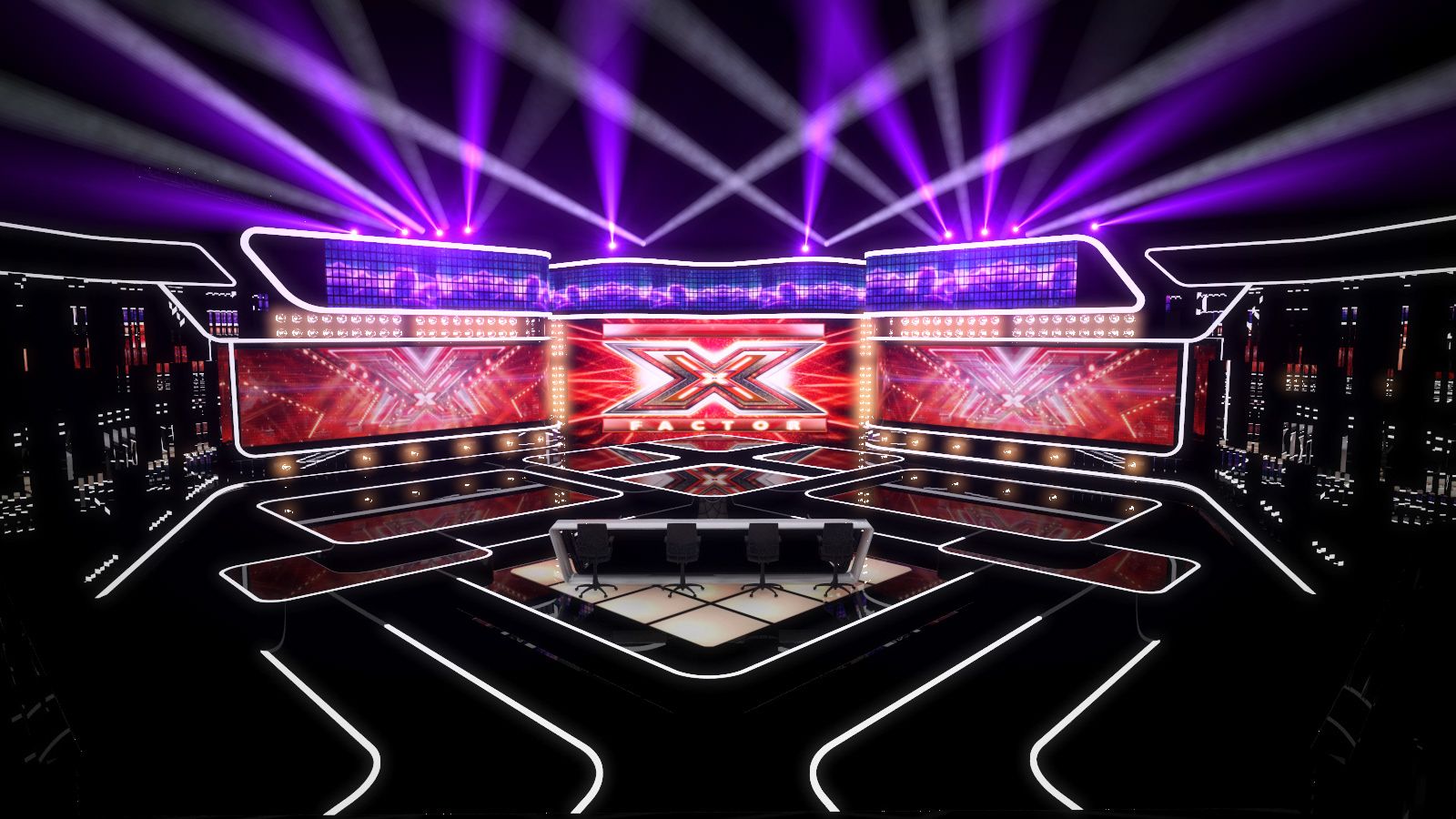 1600x900 Aleks Ivanovsky Set Design. The X factor russian concept