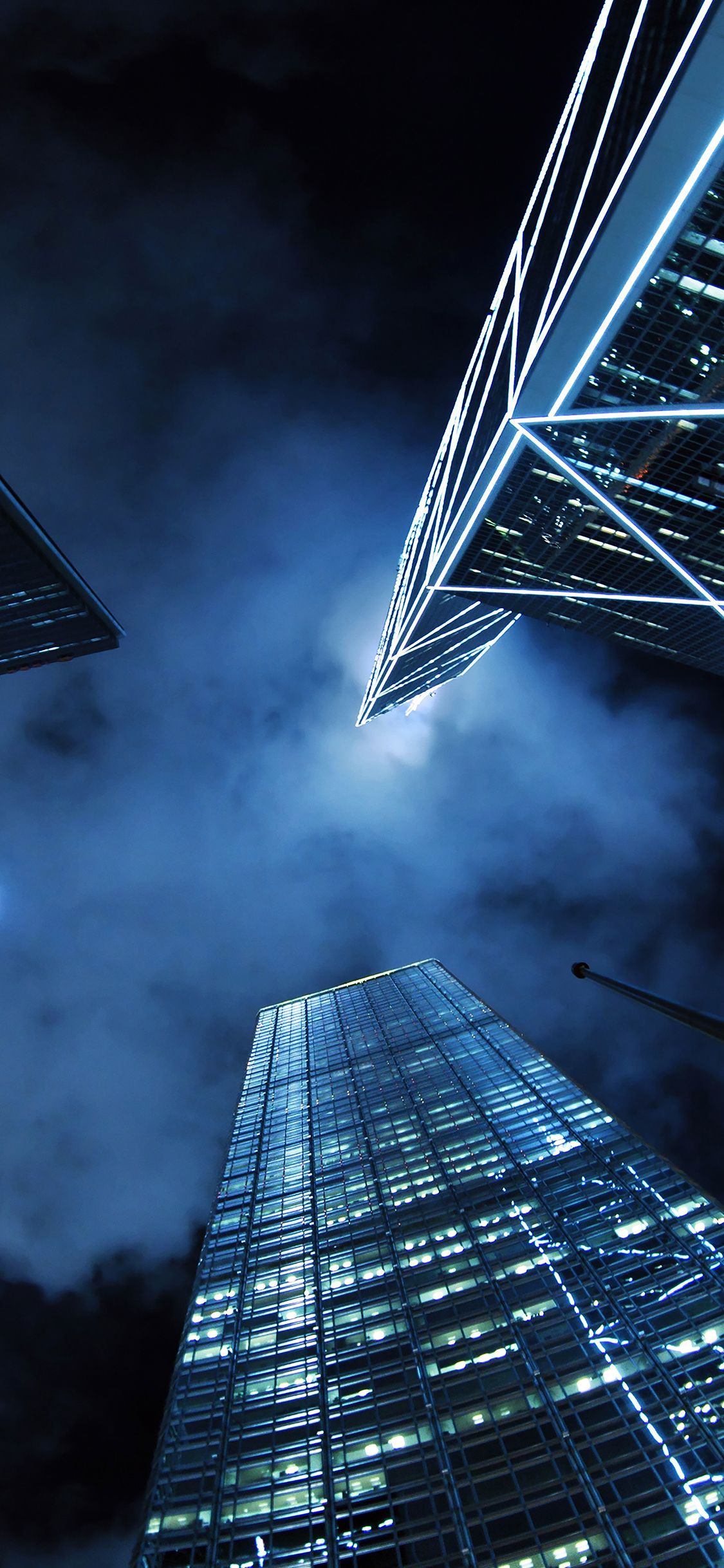 1125x2436 iPhoneXpapers blue night city sky