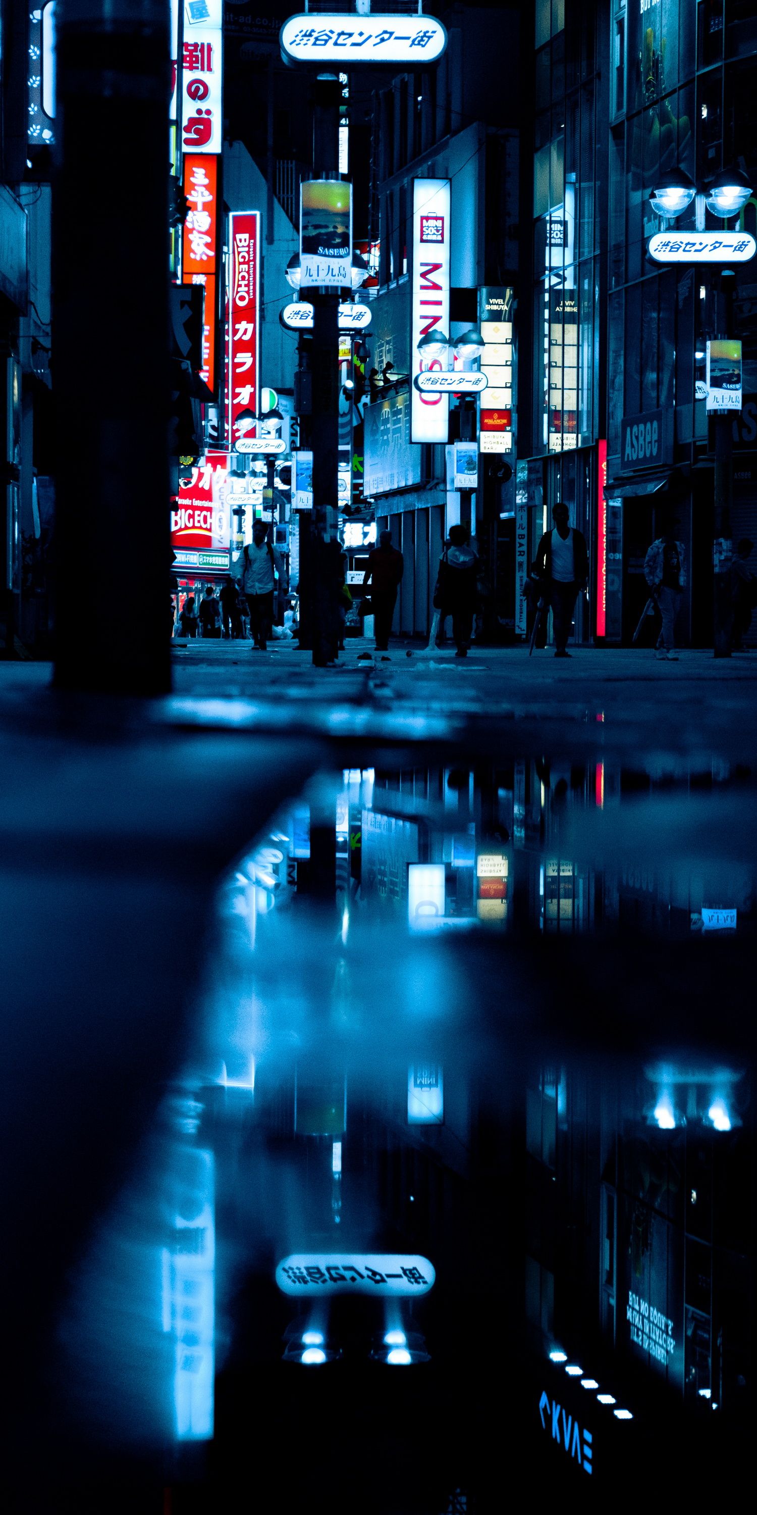 1500x3000 Wallpaper Tokyo, Water, Light, Black, Blue, Background Free Image