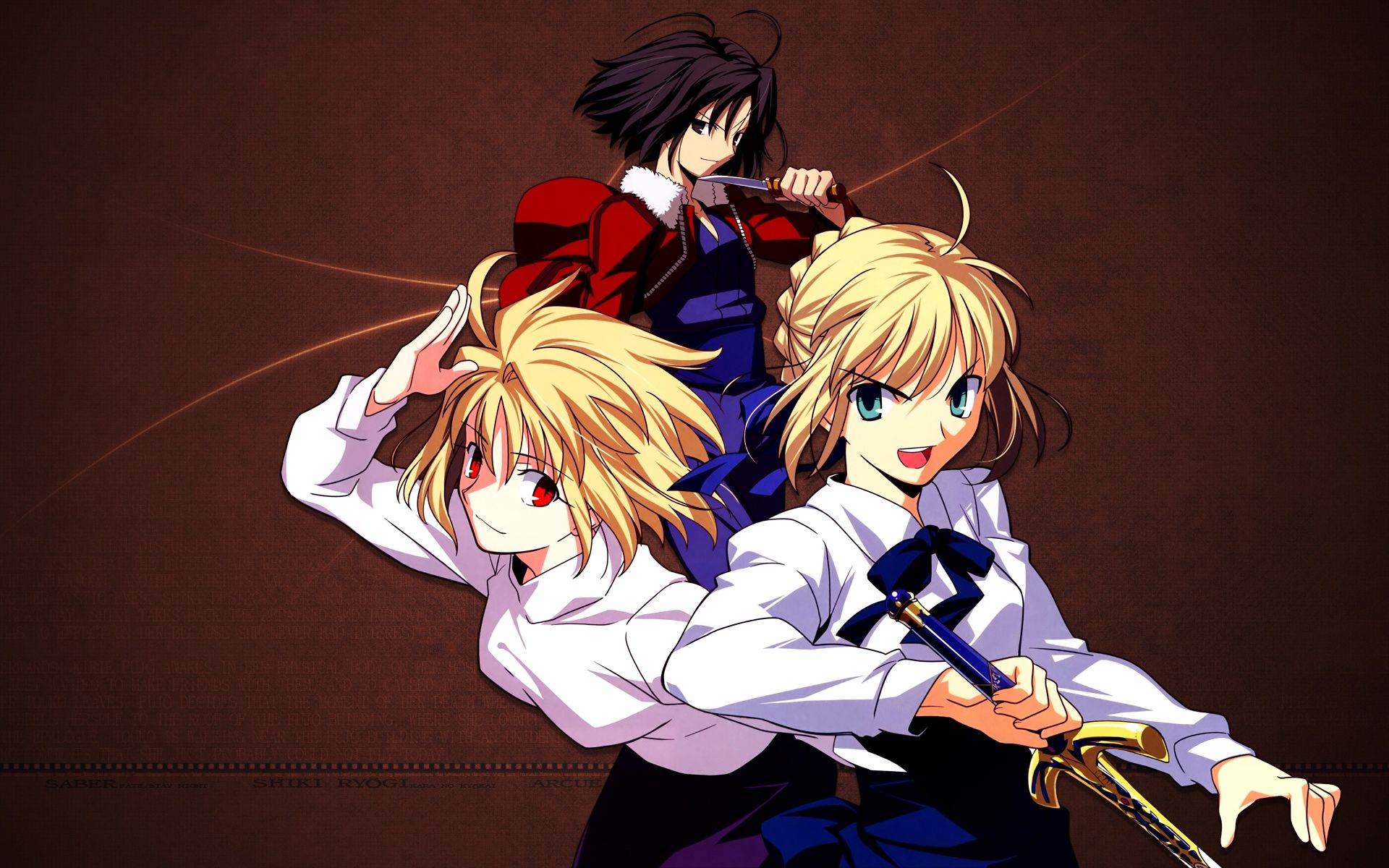 1920x1200 Type Moon Girls Wallpaperx1200