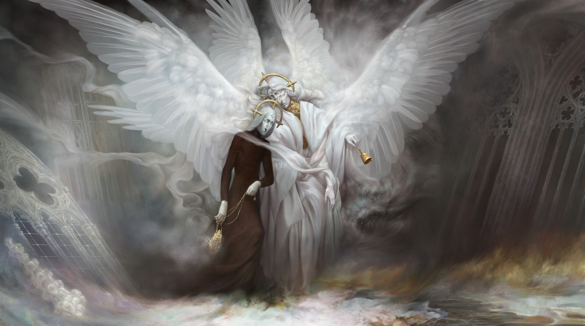 1936x1080 Download Fantasy Angel HD Wallpaperx1080