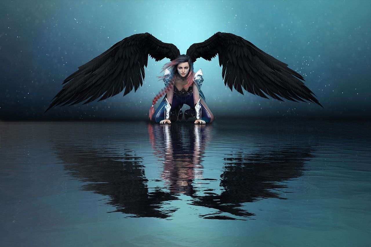 1280x853 Fantasy Angel Reflection