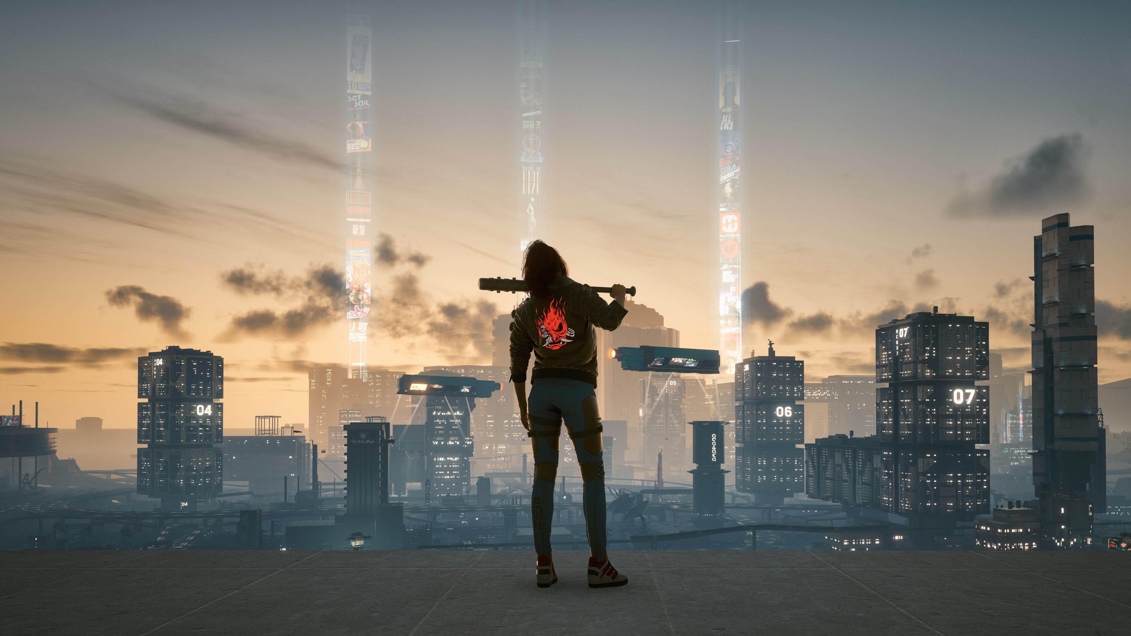 3840x2160 V Alt Cunningham Jackie Welles Adam Smasher Panam Palmer 4K HD Cyberpunk 2077 Wallpaper
