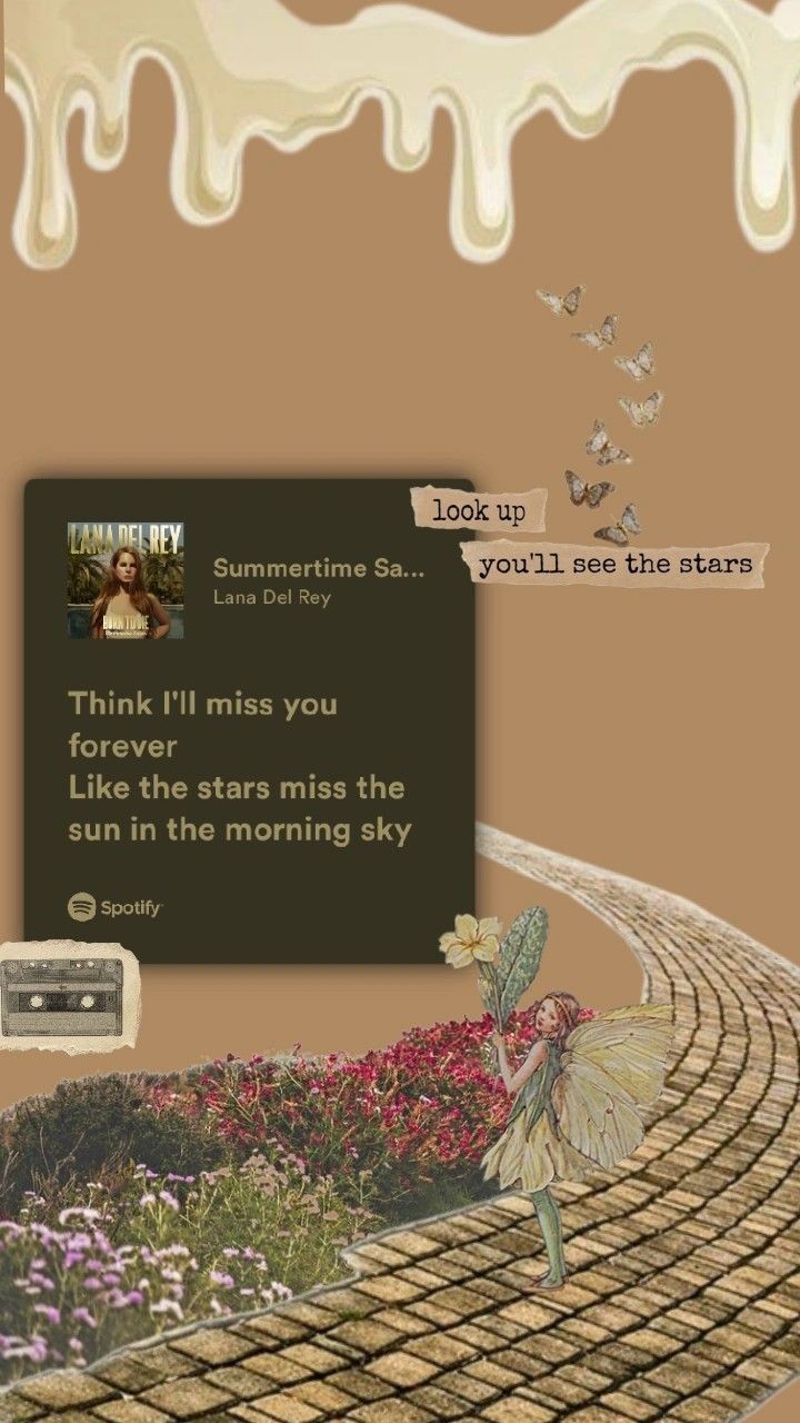 720x1280 Summertime sadness lyrics wallpaper