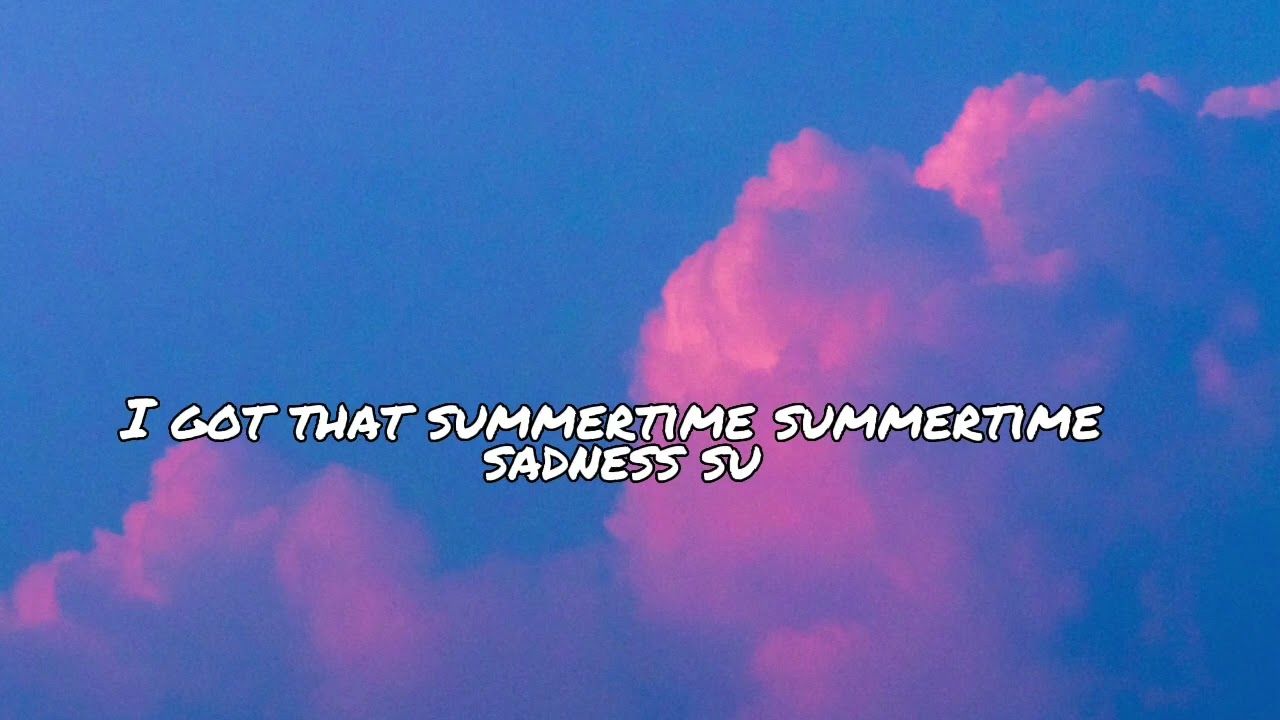 1280x720 Summertime Sadness del rey.. lyrical clouds