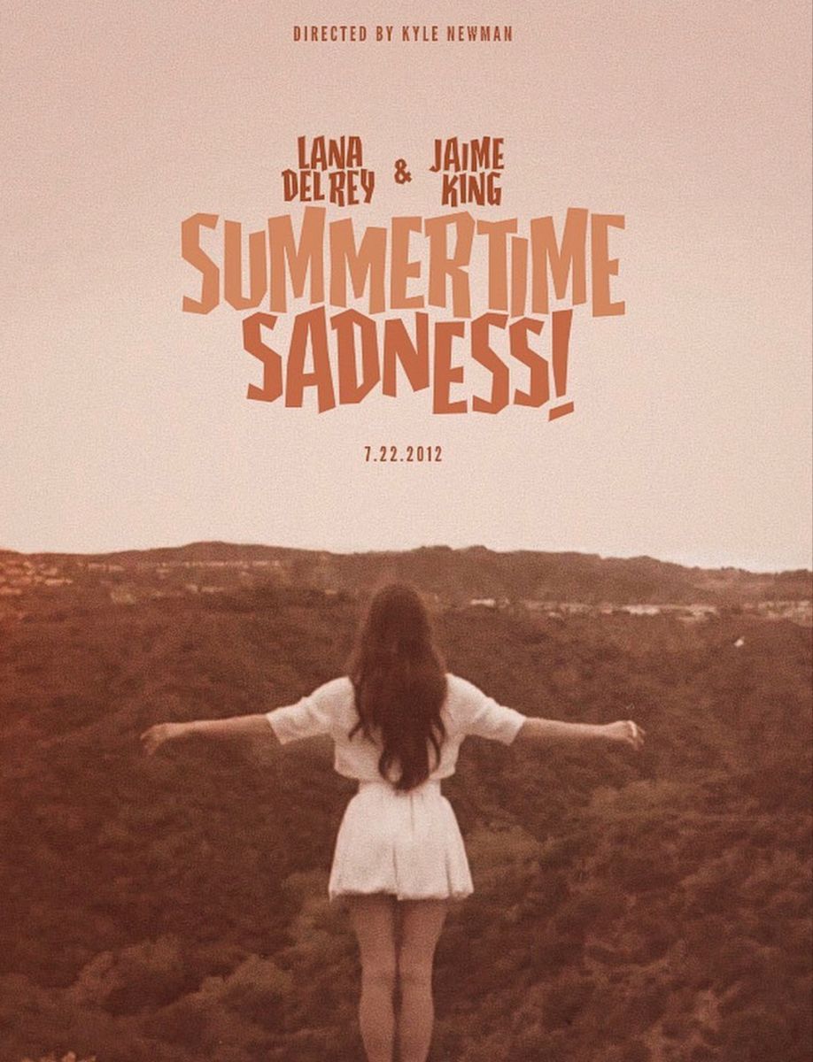 918x1200 Summertime Sadness poster