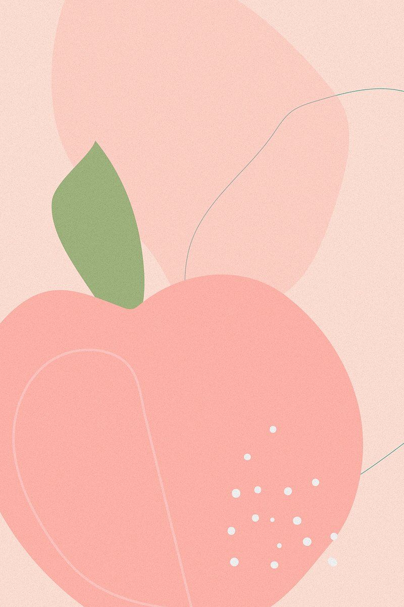 800x1200 Vector Cute Apple Pattern Pastel Background Image Wallpaper