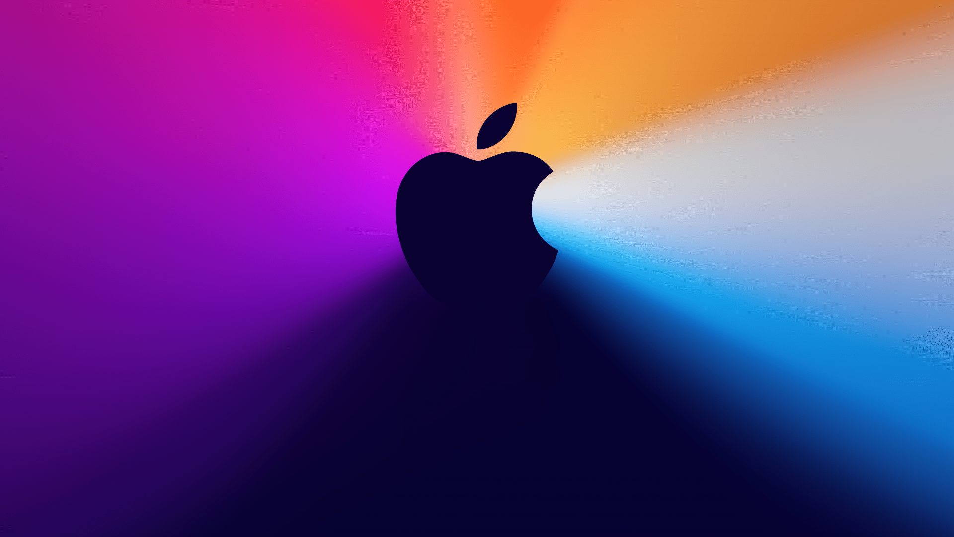 1920x1080 One more thing Wallpaper 4K, Apple logo, Gradient background