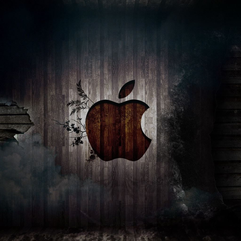 1024x1024 Apple Logo 1 iPad Wallpaper Free Download