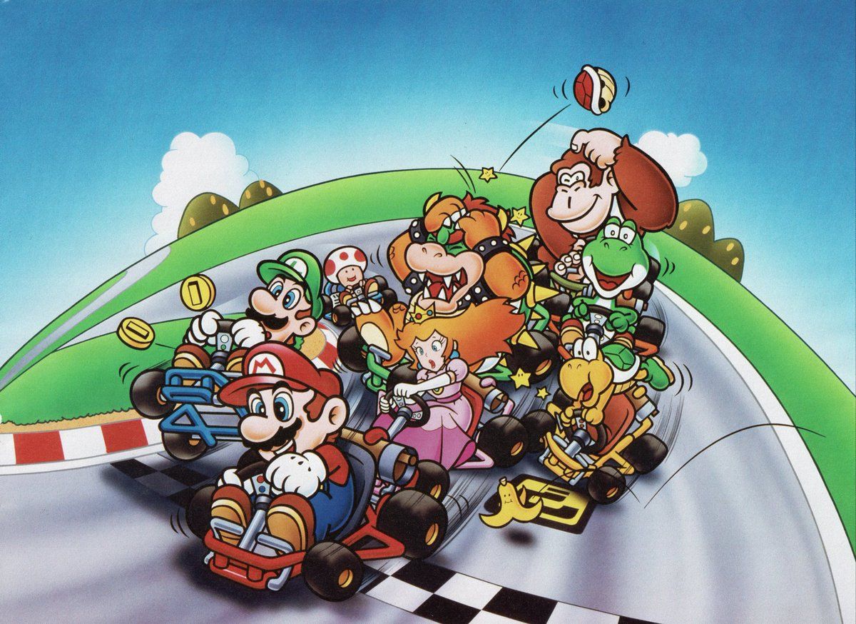 1200x874 Wallpaper Super Mario Kart Super Nes Mario, Video Game, Super Mario Kart, HD Wallpaper Peakpx