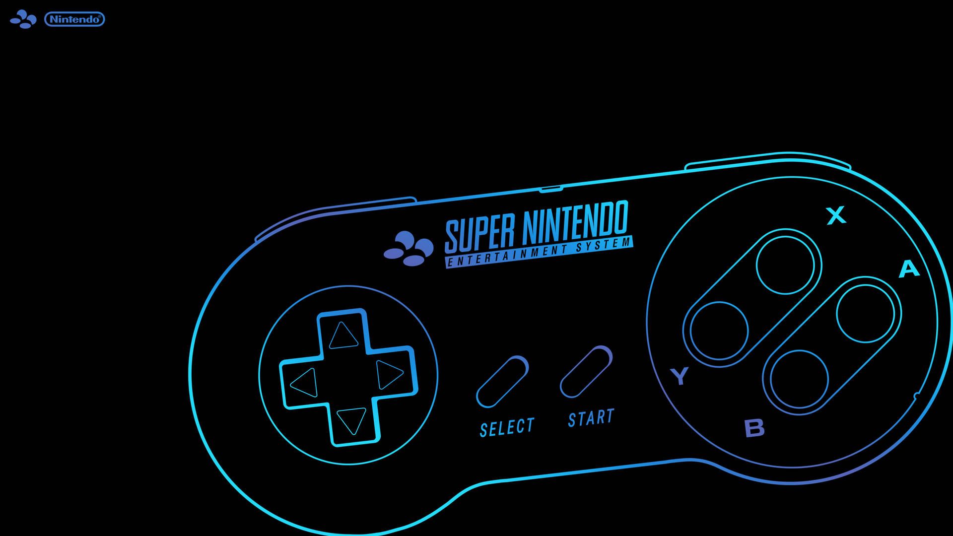 1920x1080 Download NES Controller Glowing In Dark Wallpaper
