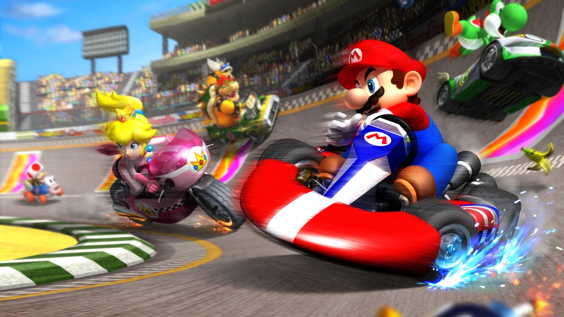 1920x1080 Wallpaper Super Mario Kart Super Nes Super Mario Kart HD Wallpaper
