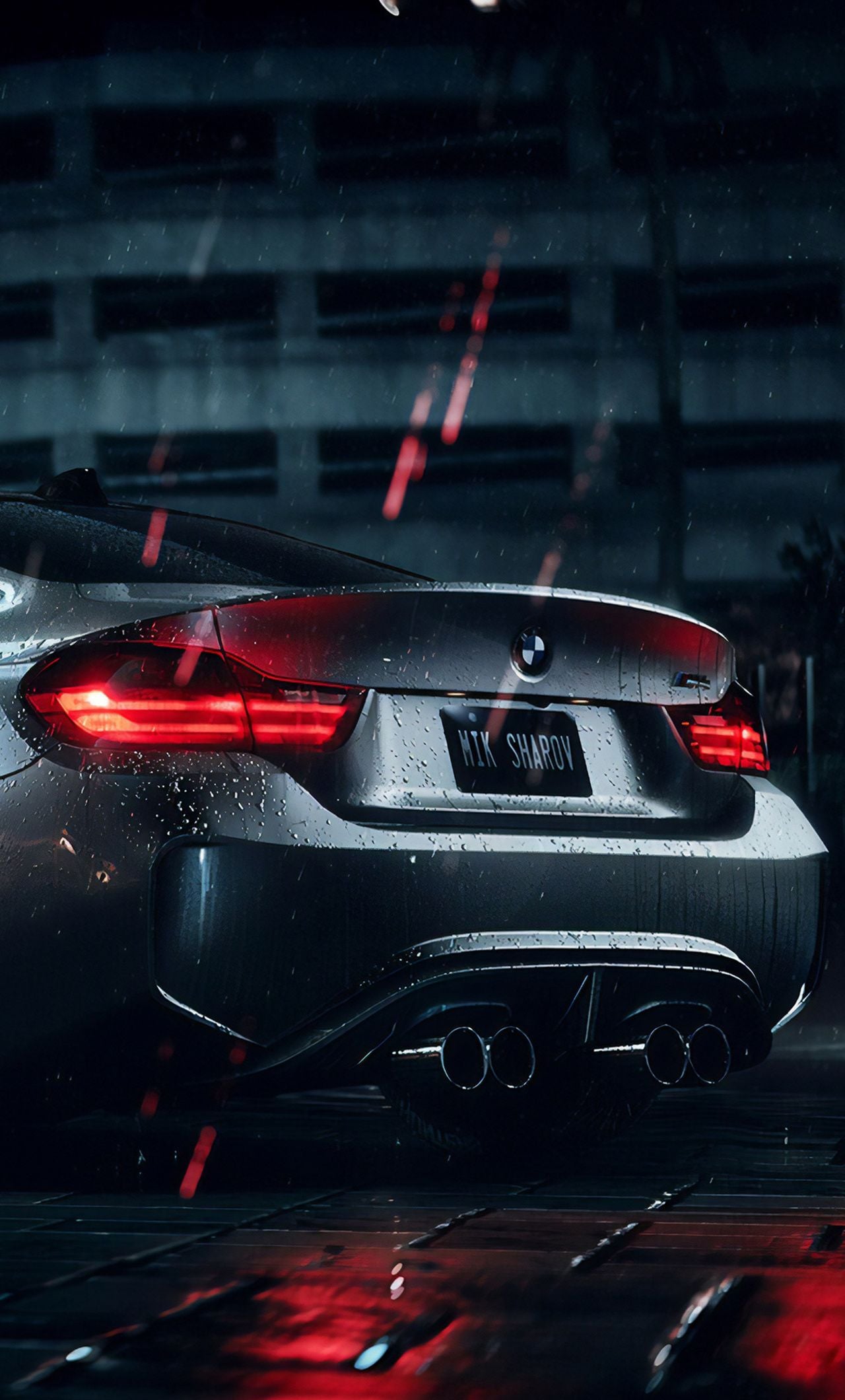 1280x2120 BMW Night Wallpaper