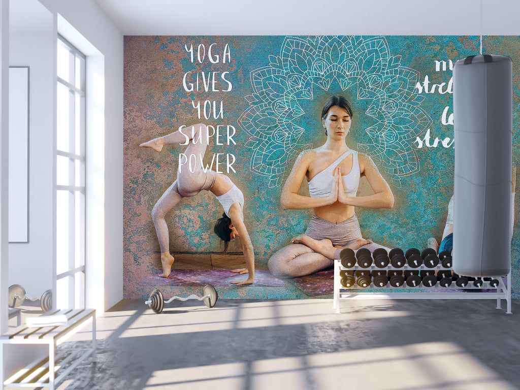 1024x768 Yoga Gives You Super Power Custiomised Wallpaper for wall