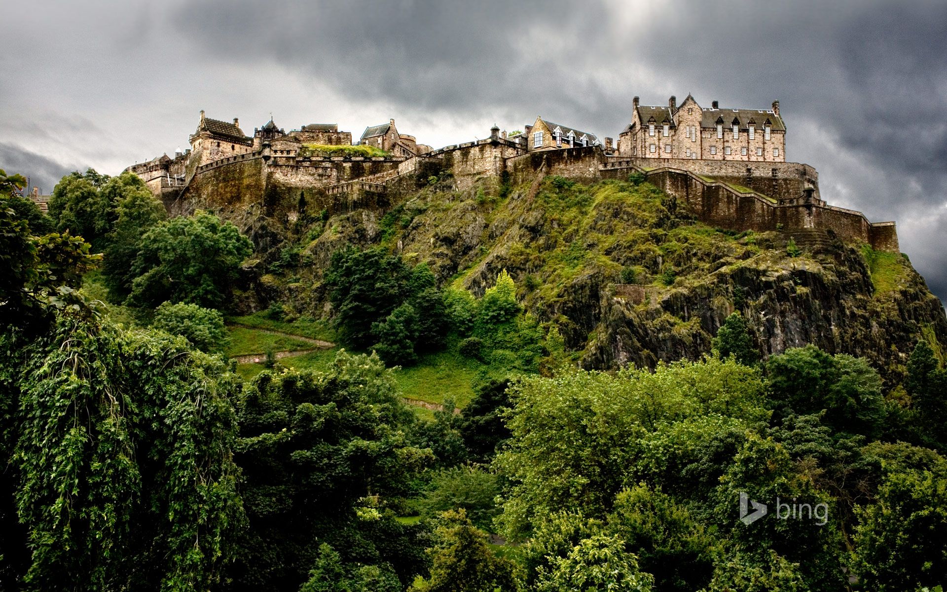 1920x1200 Edinburgh Castle, Scotland Wallpaper