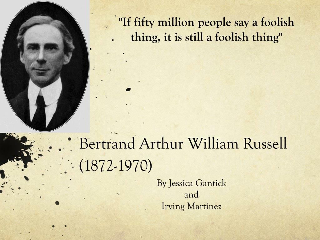 1024x768 PPT Arthur William Russell (1872 1970) PowerPoint Presentation