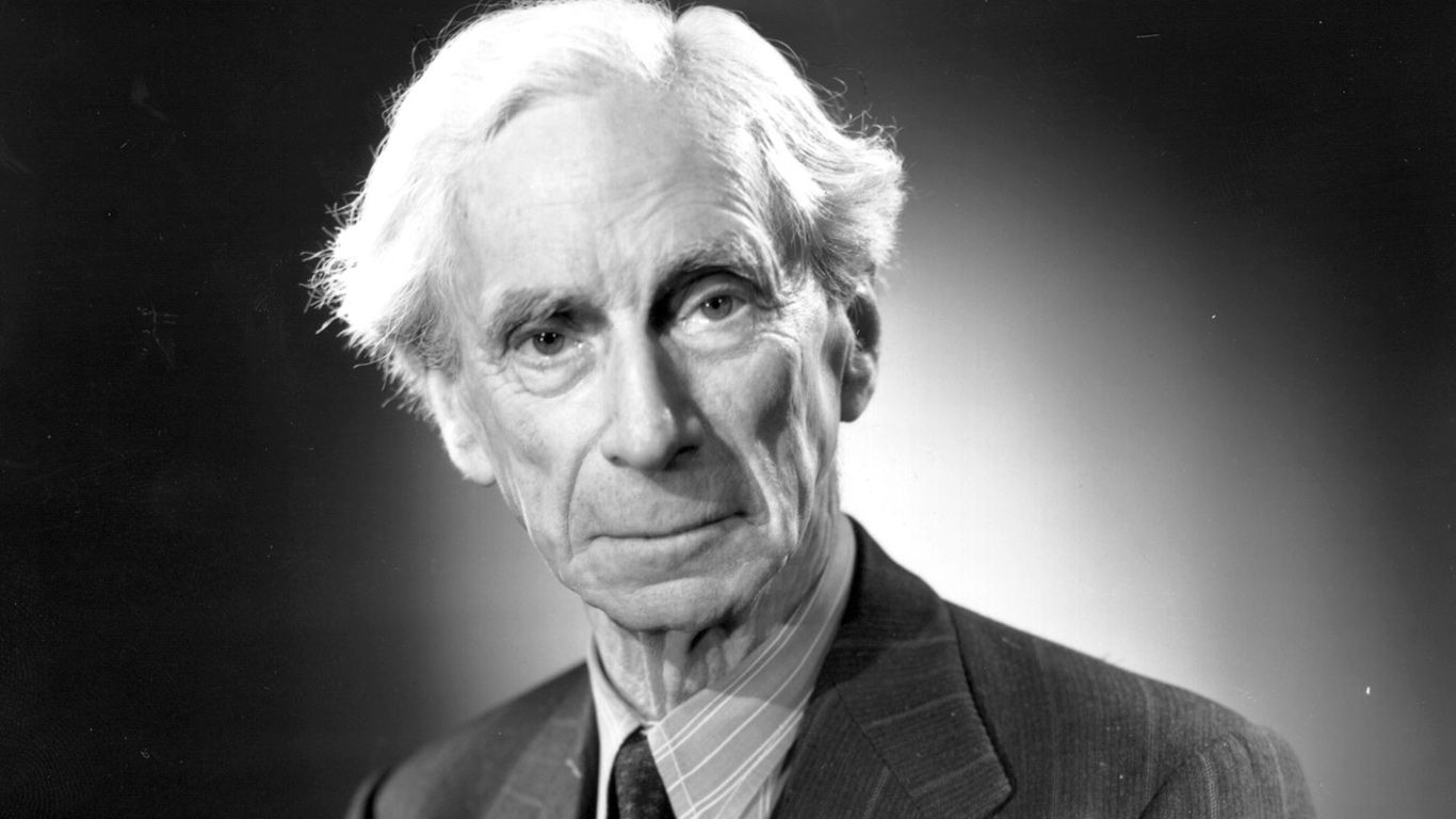1366x768 Bertrand Russell. Quotes on Opinions