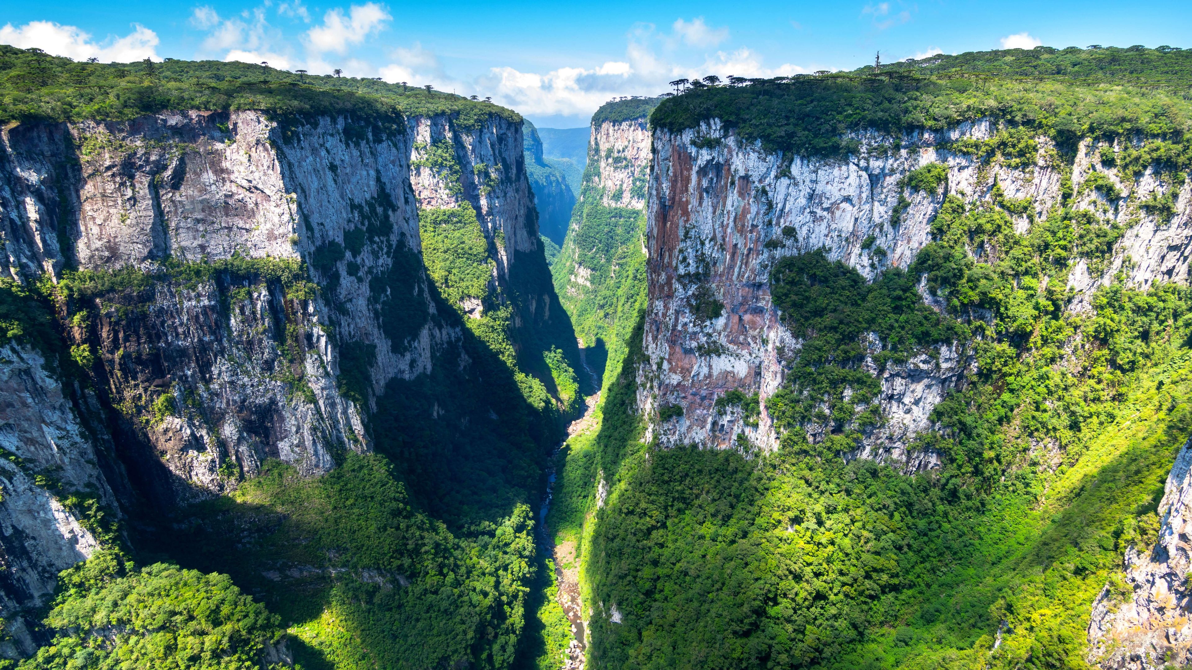 3840x2160 Aparados da Serra National Park Wallpaper 4K, Brazil, Canyons, Scenic