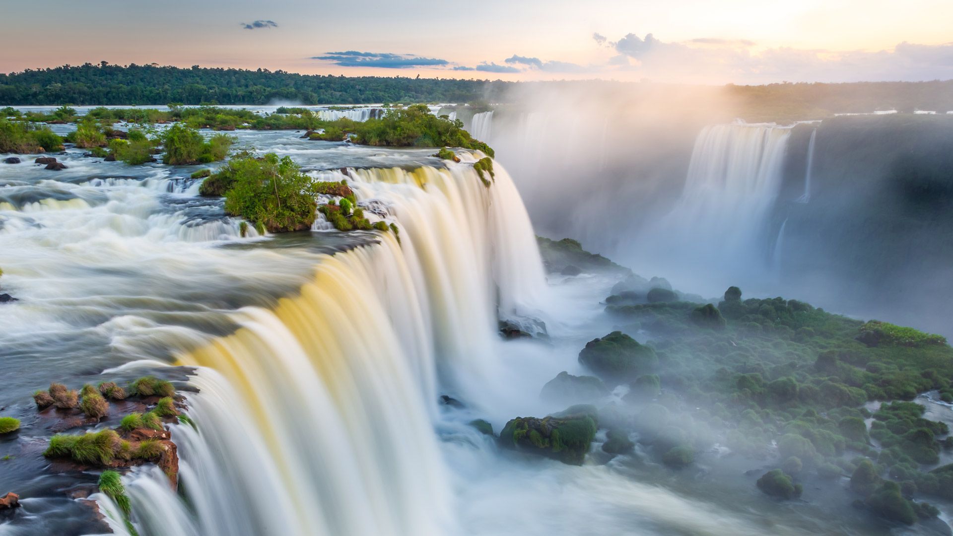 1920x1080 Bing image: Iguazu Falls seen from Paraná, Brazil Wallpaper Gallery