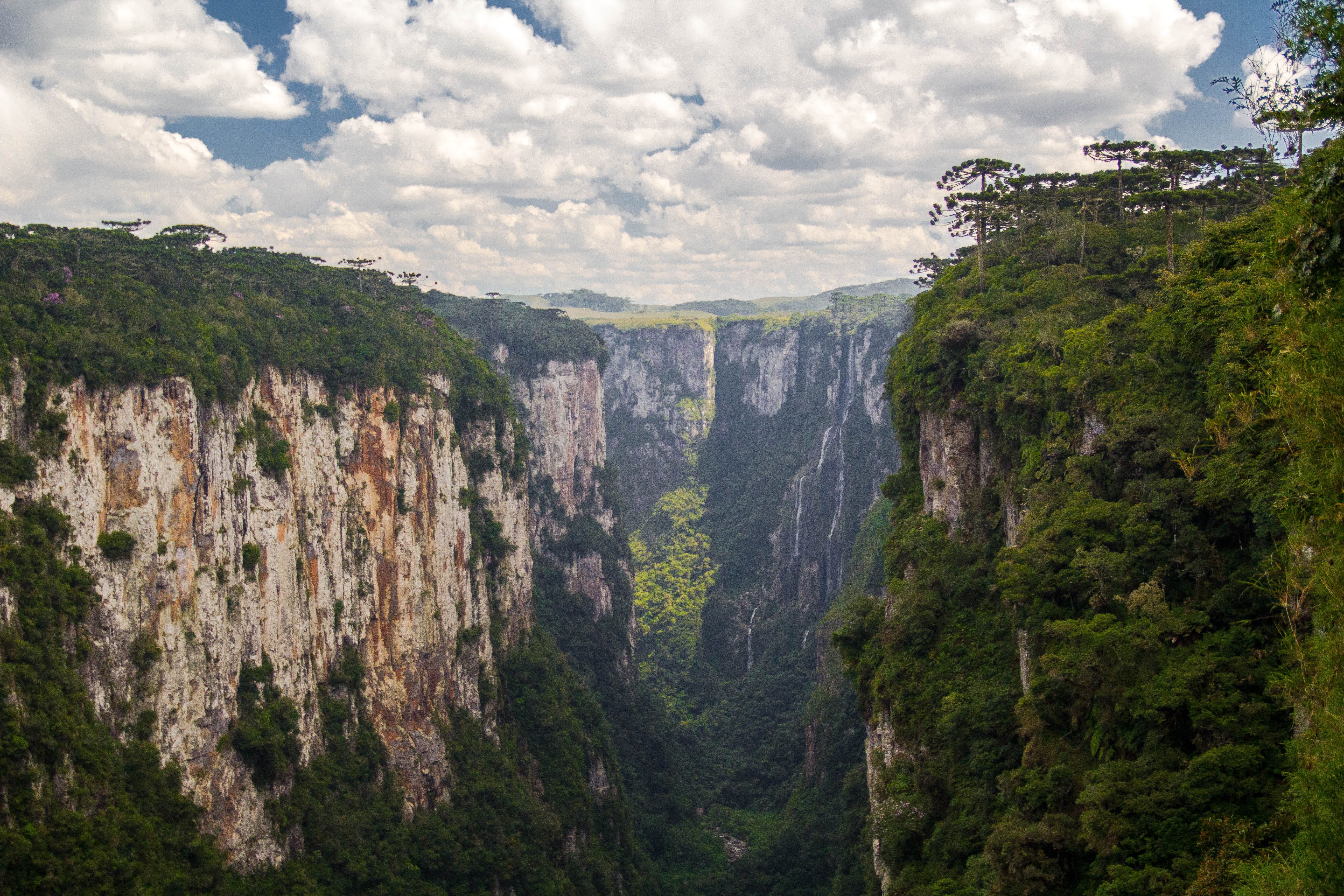 5184x3456 Canyon landscape in Brazil with clouds image Domain photo