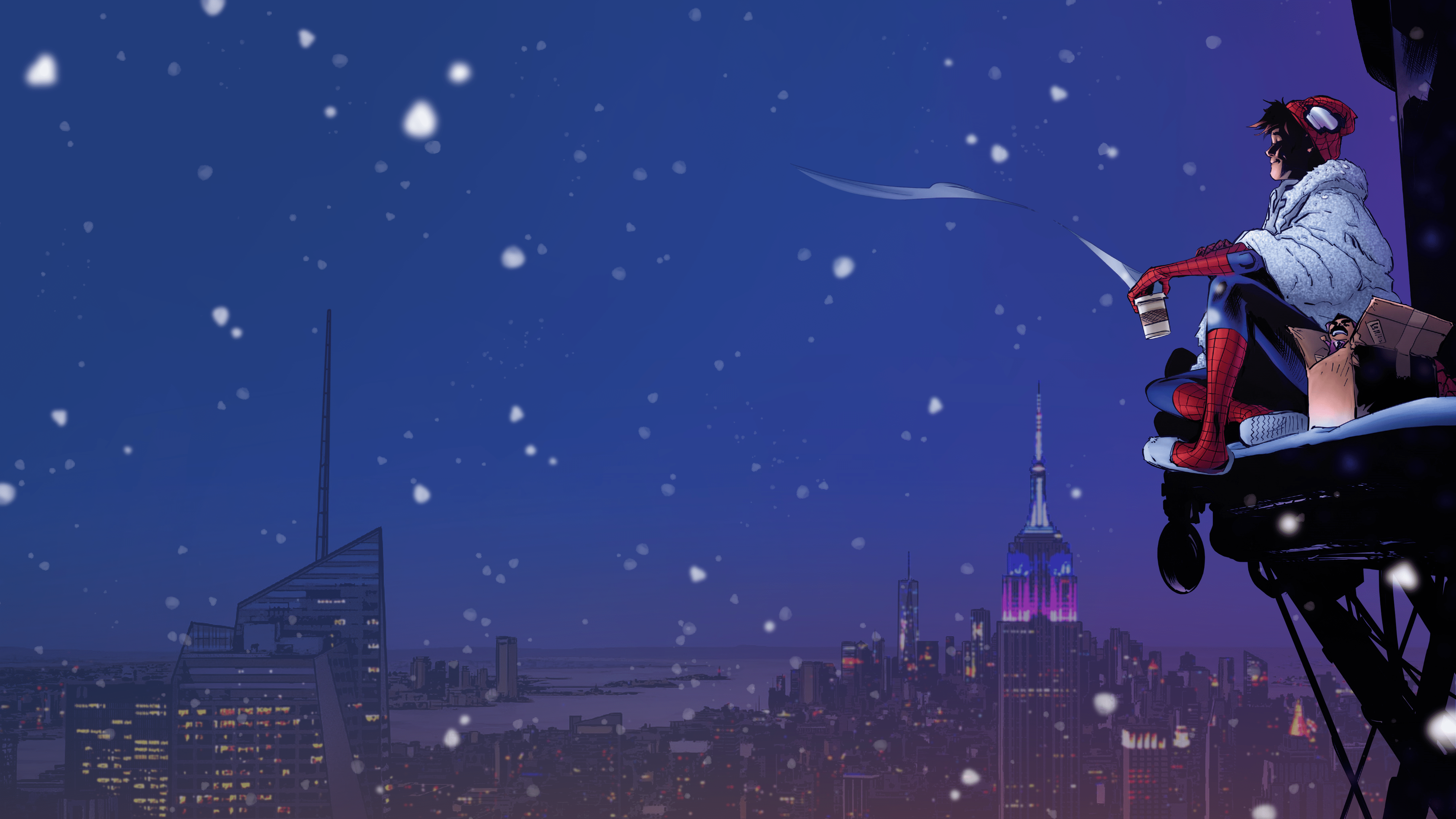 4346x2445 Decided To Turn A Panel From Amazing Spider Man V5 Into A Wallpaper