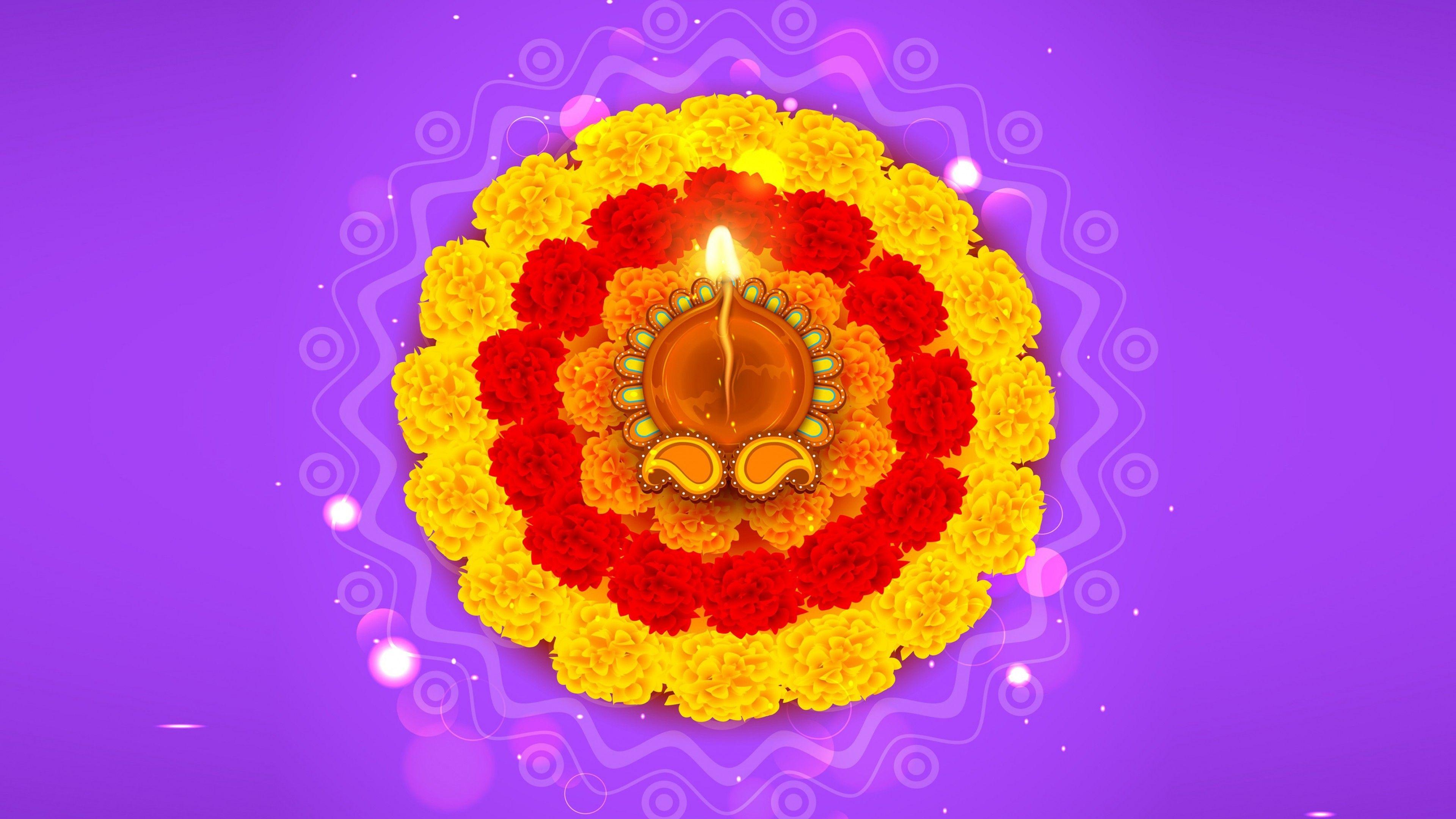 3840x2160 Wallpaper Festival of Lights, Diwali, Indian Festivals, HD, 4K