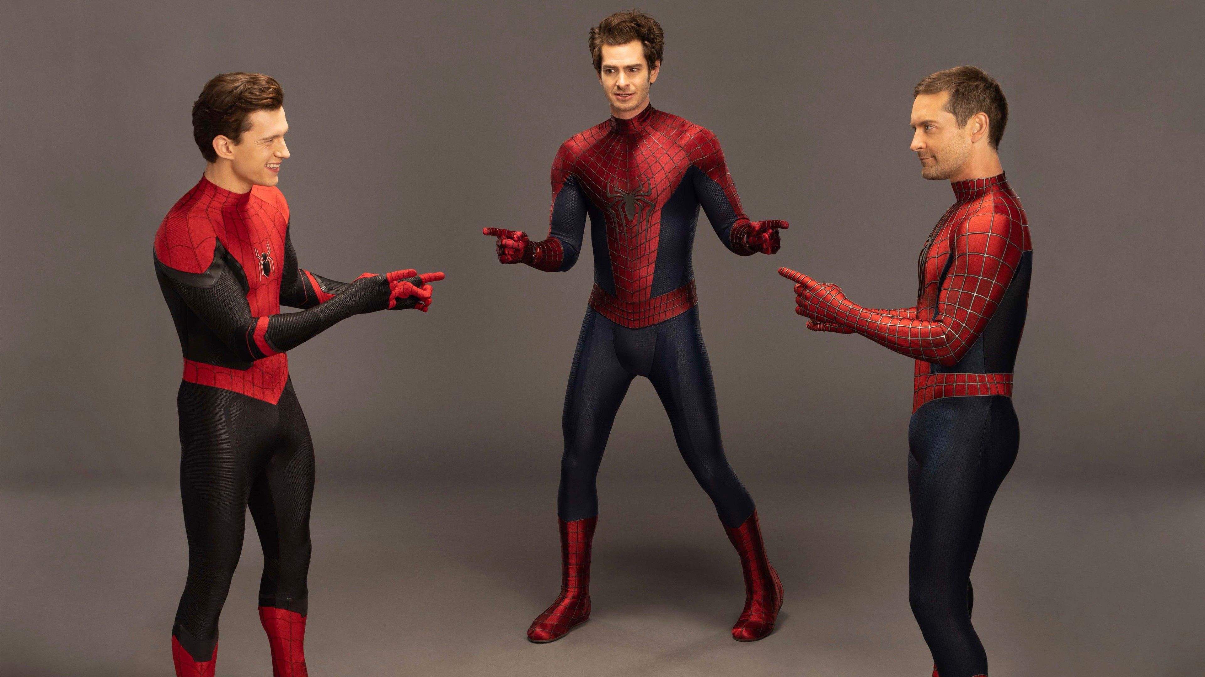 3840x2160 Andrew Garfield Peter Parker Spider Man Tobey Maguire Tom Holland 4K HD Spider Man No Way Home Wallpaper