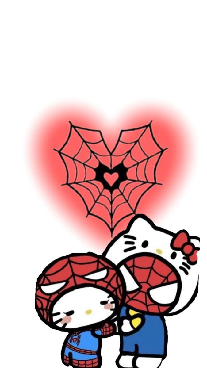 675x1200 Hello Kitty and Spider Man ❤️