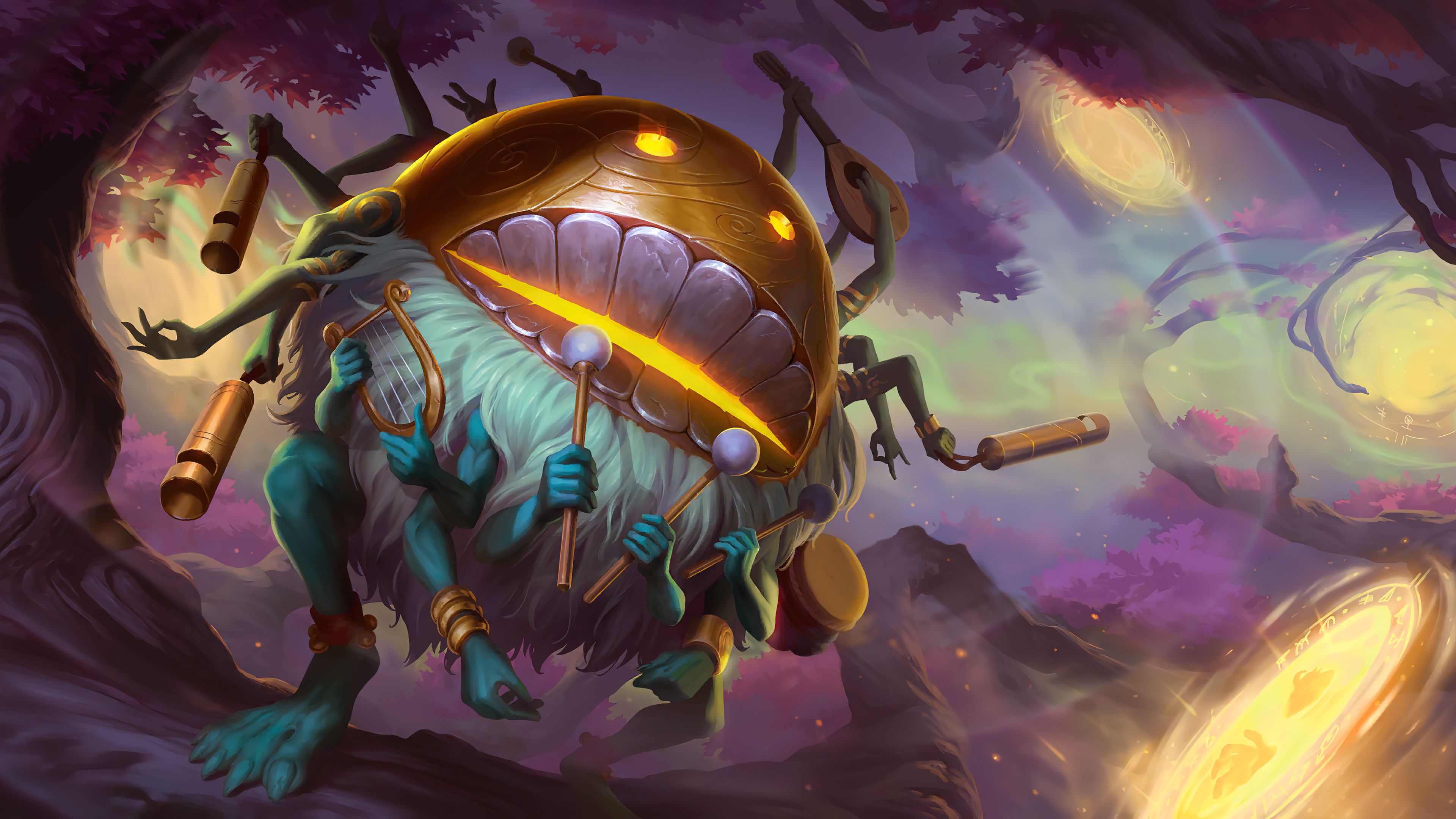 3840x2160 Maduli The Gatekeeper Bandle city Legends of Runeterra Wallpaper 4K for Desktop