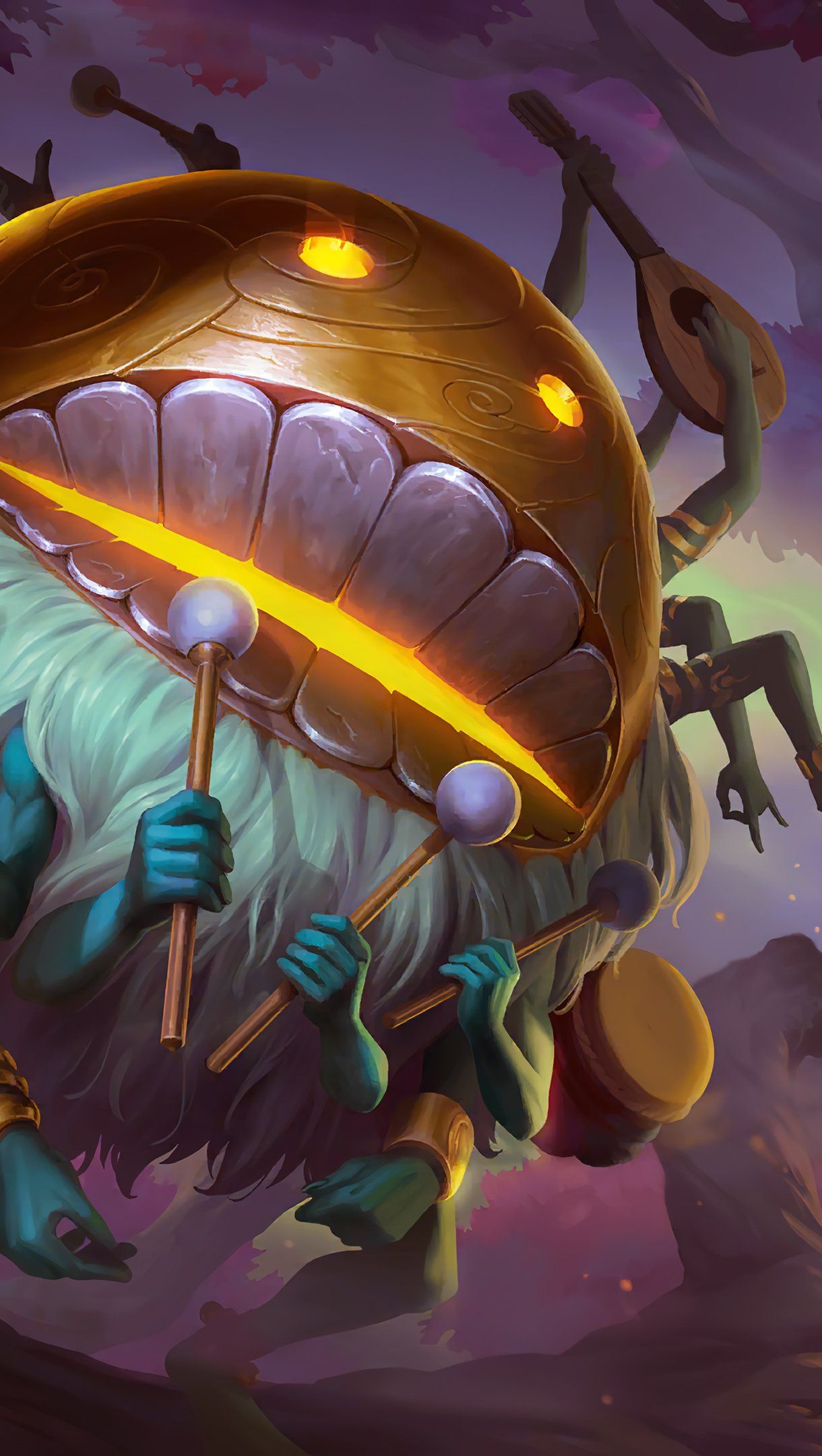 1220x2160 Maduli The Gatekeeper Bandle city Legends of Runeterra Wallpaper 4K for iPhone and Mobile Phone