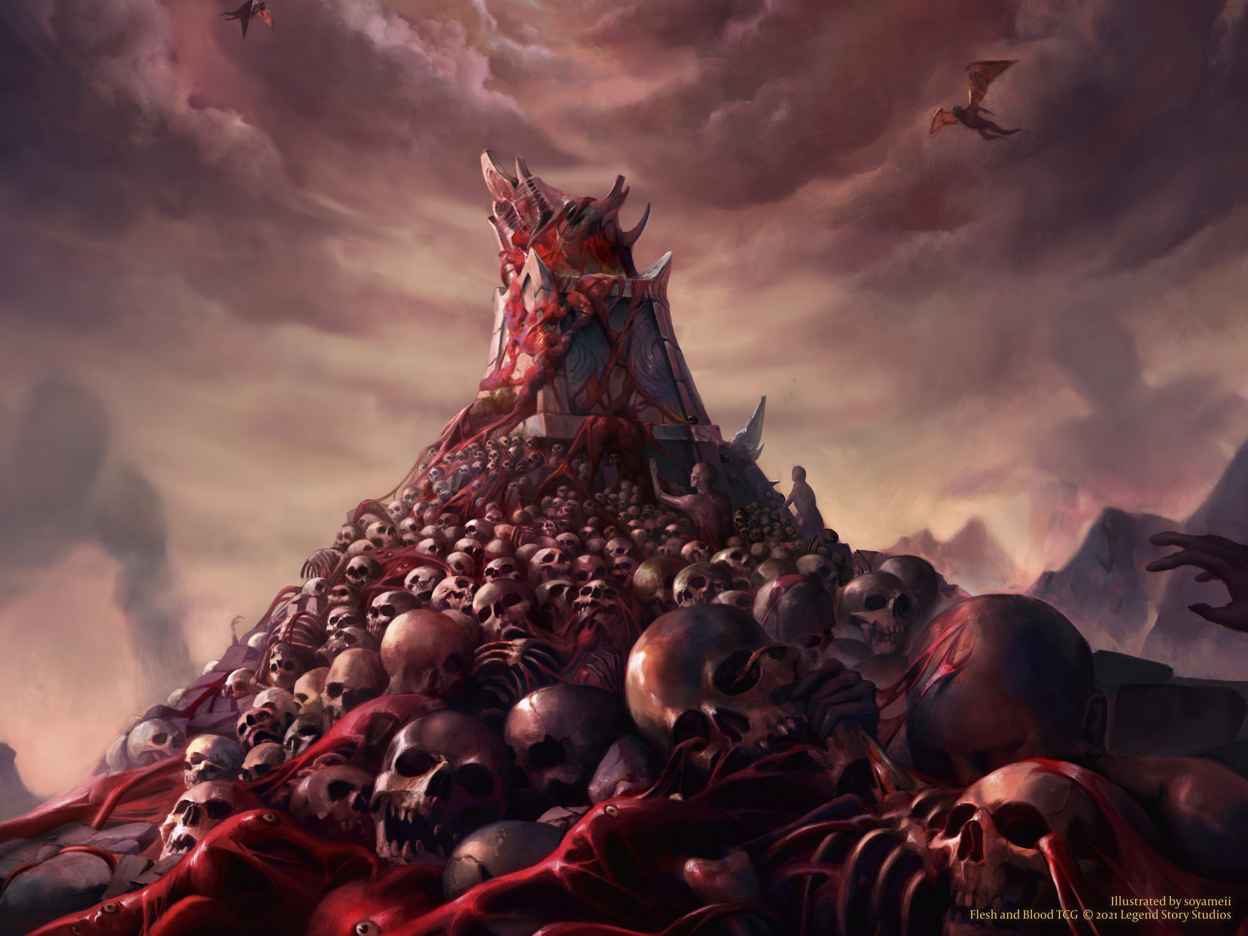 2560x1920 Monarch Art Preview and Blood TCG