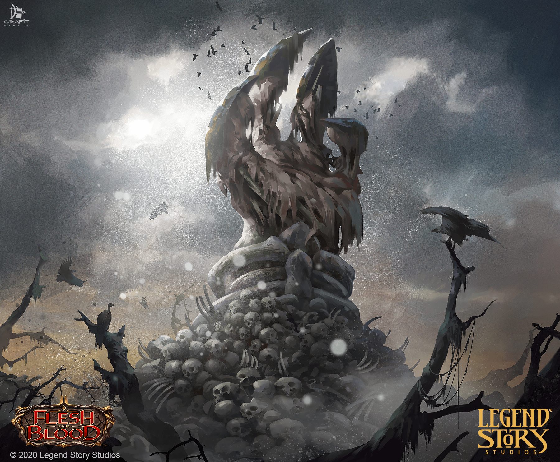 1800x1486 Flesh and Blood art (1). Image - Behance