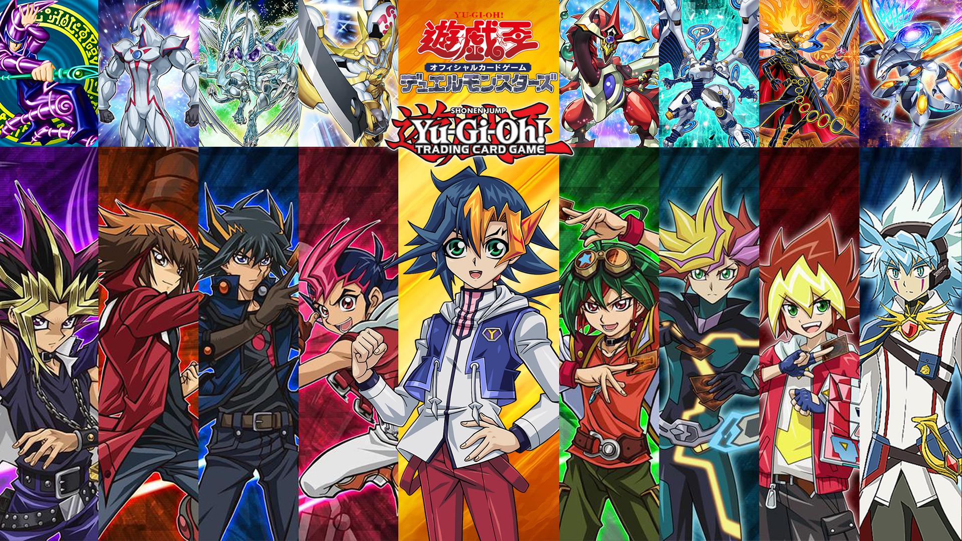 1920x1080 Yu Gi Oh! Protagonists Wallpaper HD
