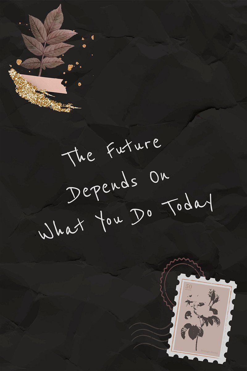 800x1200 Inspirational Quote The Future Depends On What You Do Today Image Wallpaper