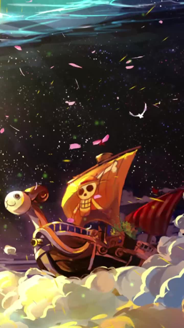 720x1280 Merry Under the Ocean (One Piece) Mobile Live Wallpaper