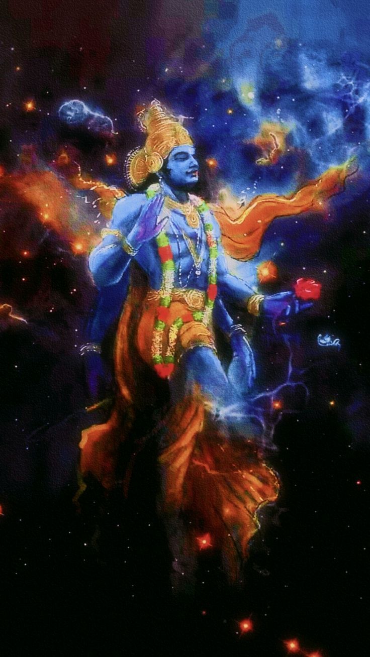 736x1308 Shree Hari Vishnu Cosmic Universe