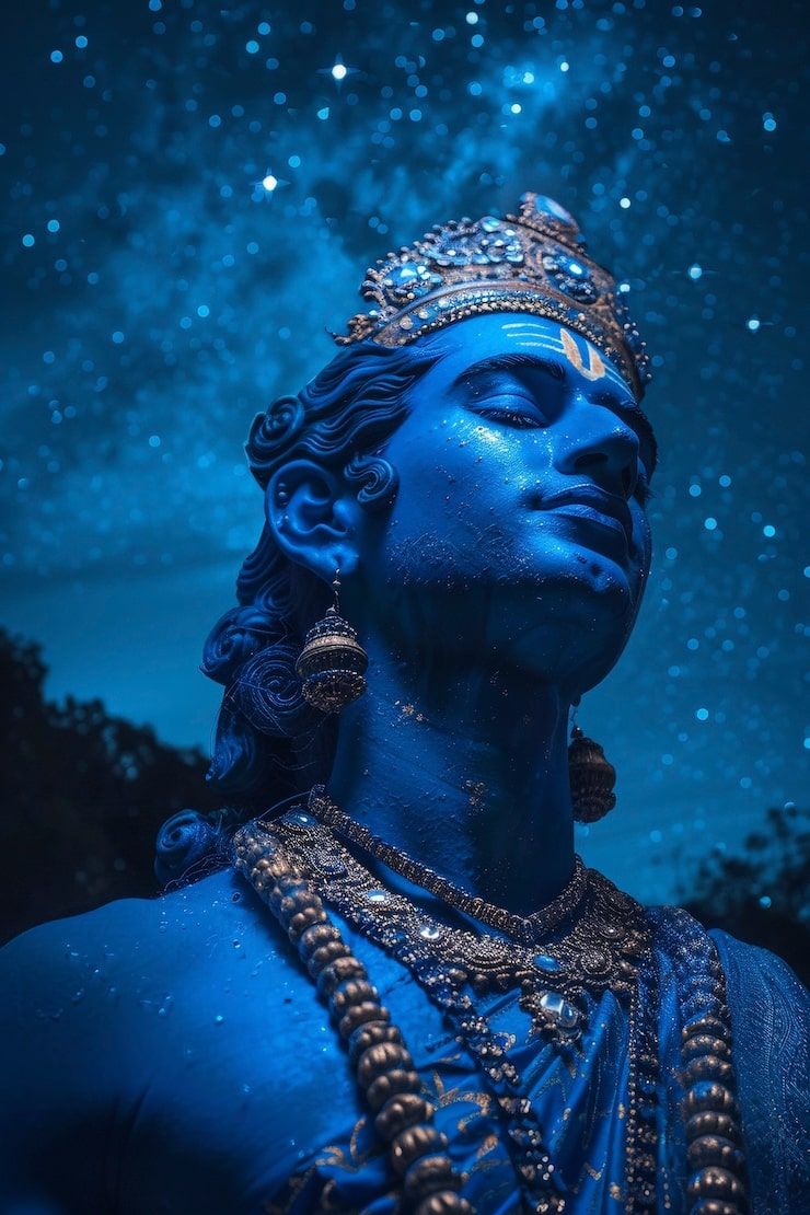 740x1110 Vishnu cosmic form Image