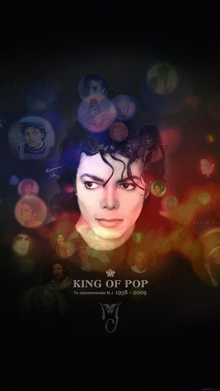 750x1334 iPhoneXpapers michael jackson king of pops face