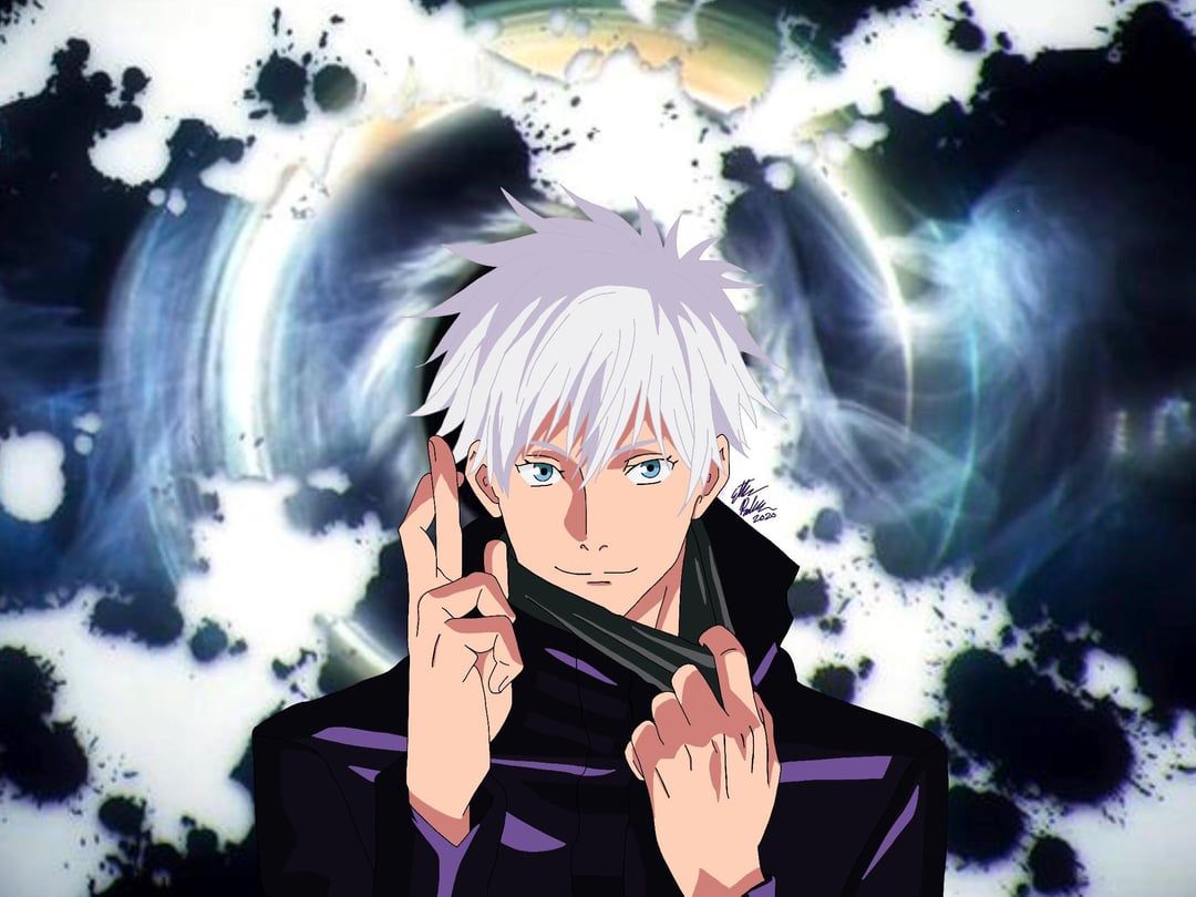 1080x810 Infinite Void”. Decided to draw my boi Gojo once again. Had to take a small break since my apple pin broke. But it's good now. Hope y'all enjoy!