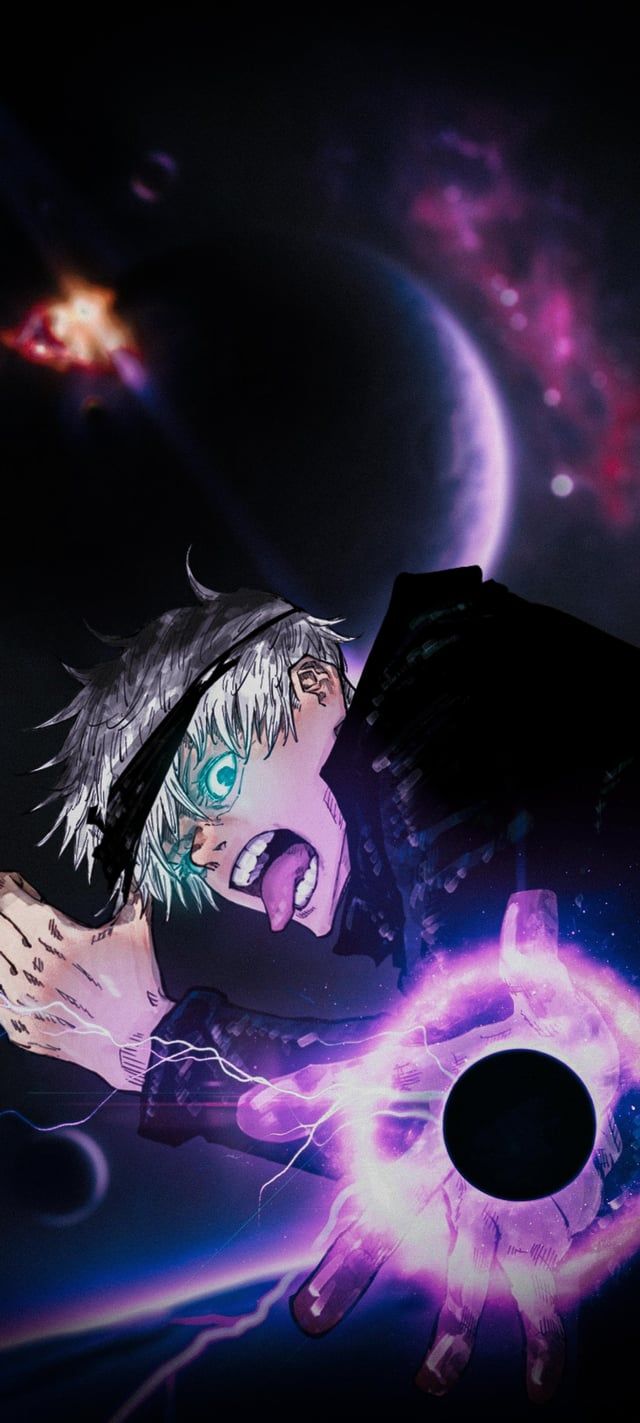 640x1423 Satoru Gojo Wallpaper made