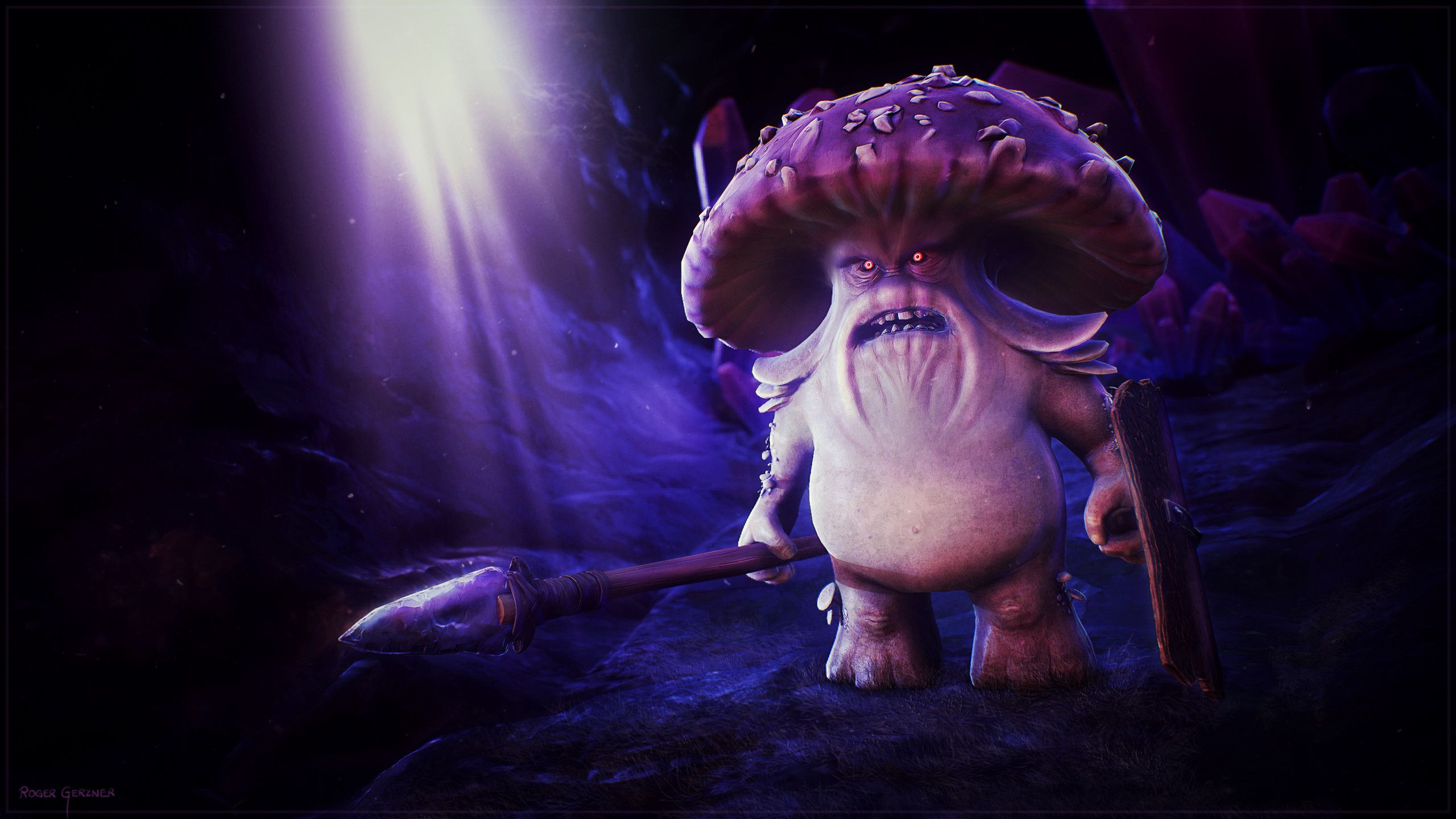 2560x1440 Roger Gerzner Myconid Bouncer