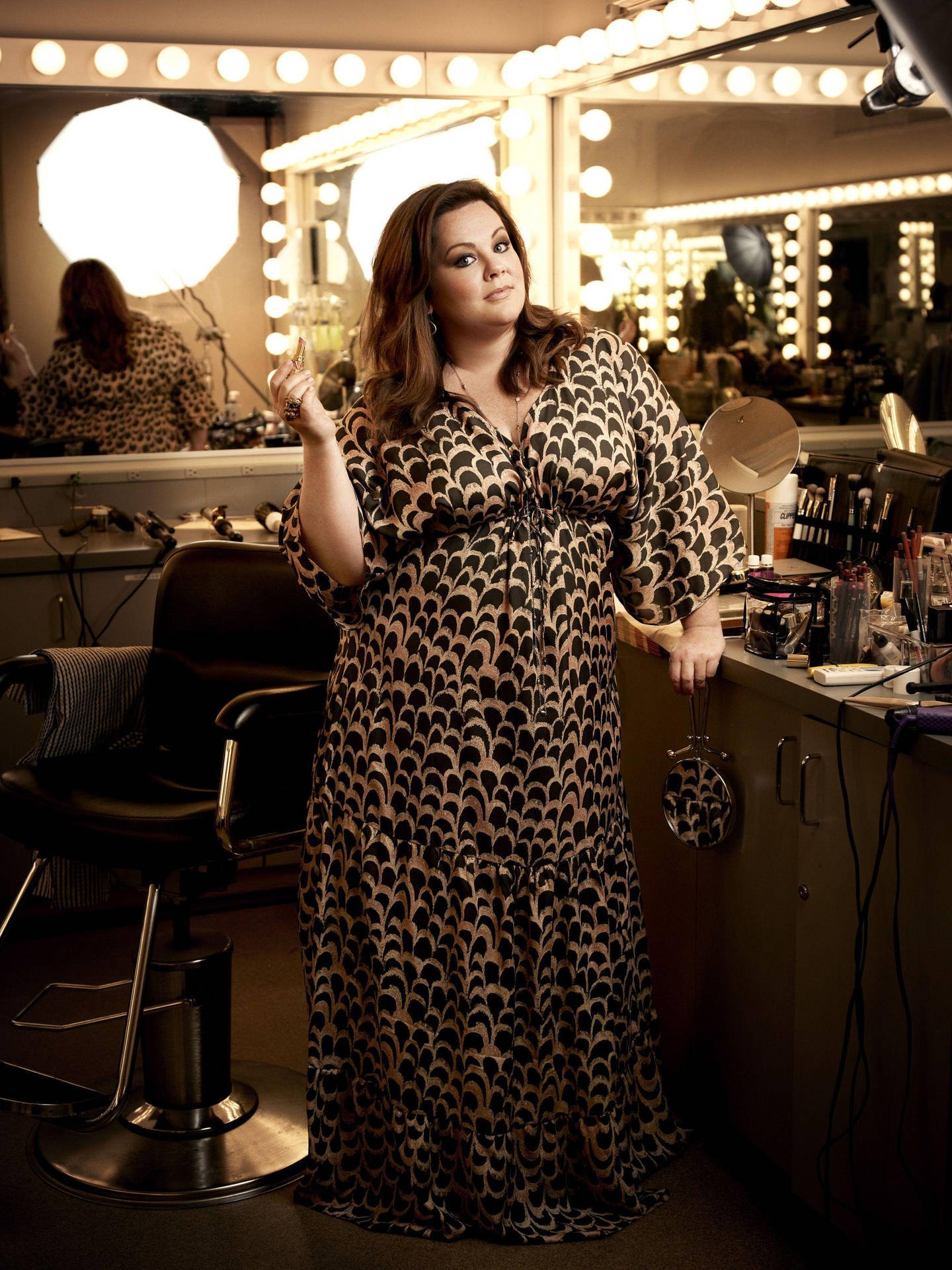 1440x1920 Download Celebrated Hollywood Icon, Melissa McCarthy Wallpaper