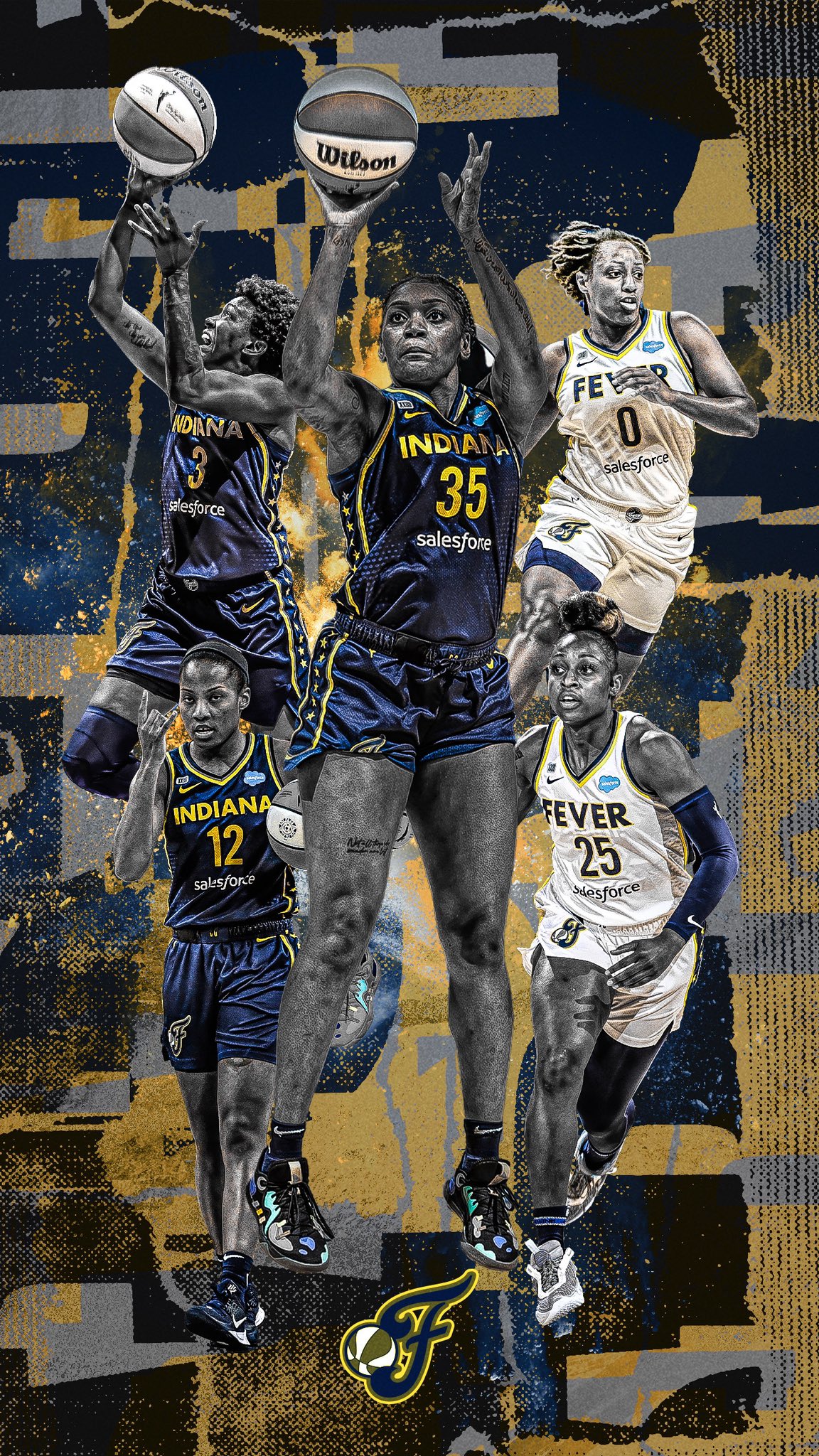 1152x2048 Indiana Fever Wallpaper