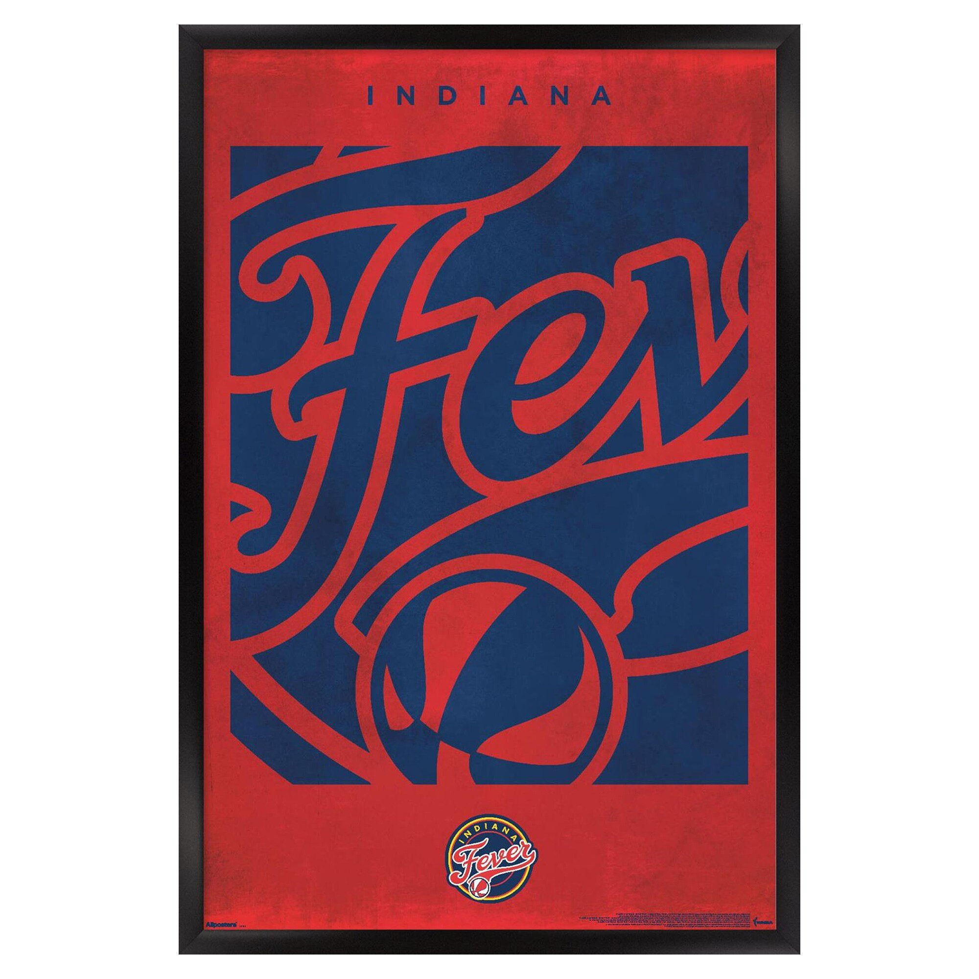 2000x2000 Indiana Fever 24 x 36 Framed Poster