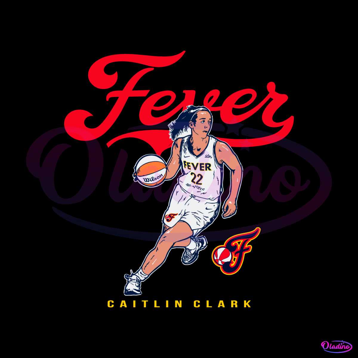 1200x1200 Caitlin Clark Indiana Fever Basketball SVG